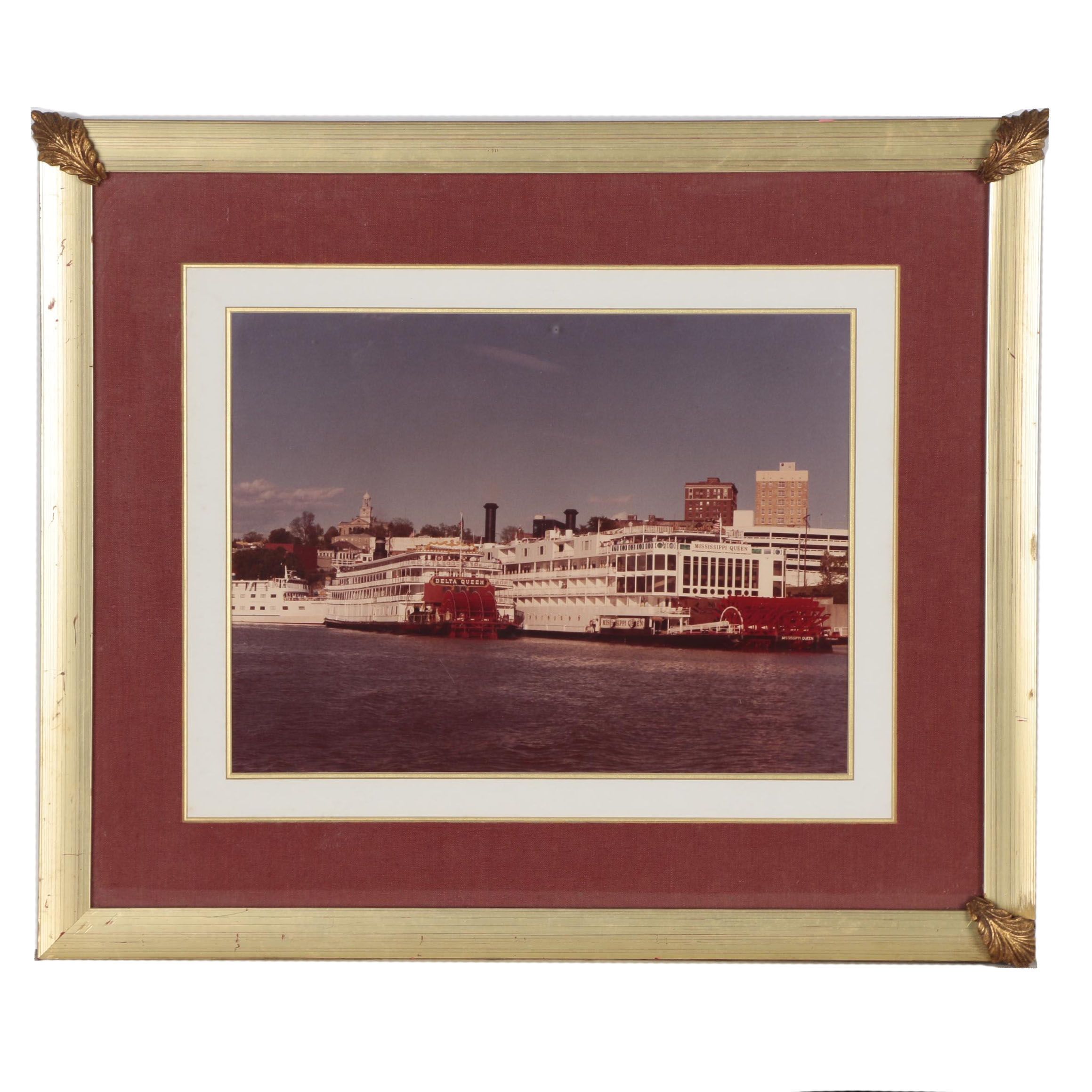 Delta Queen and Mississippi Queen Steamboats Chromogenic Color Photograph
