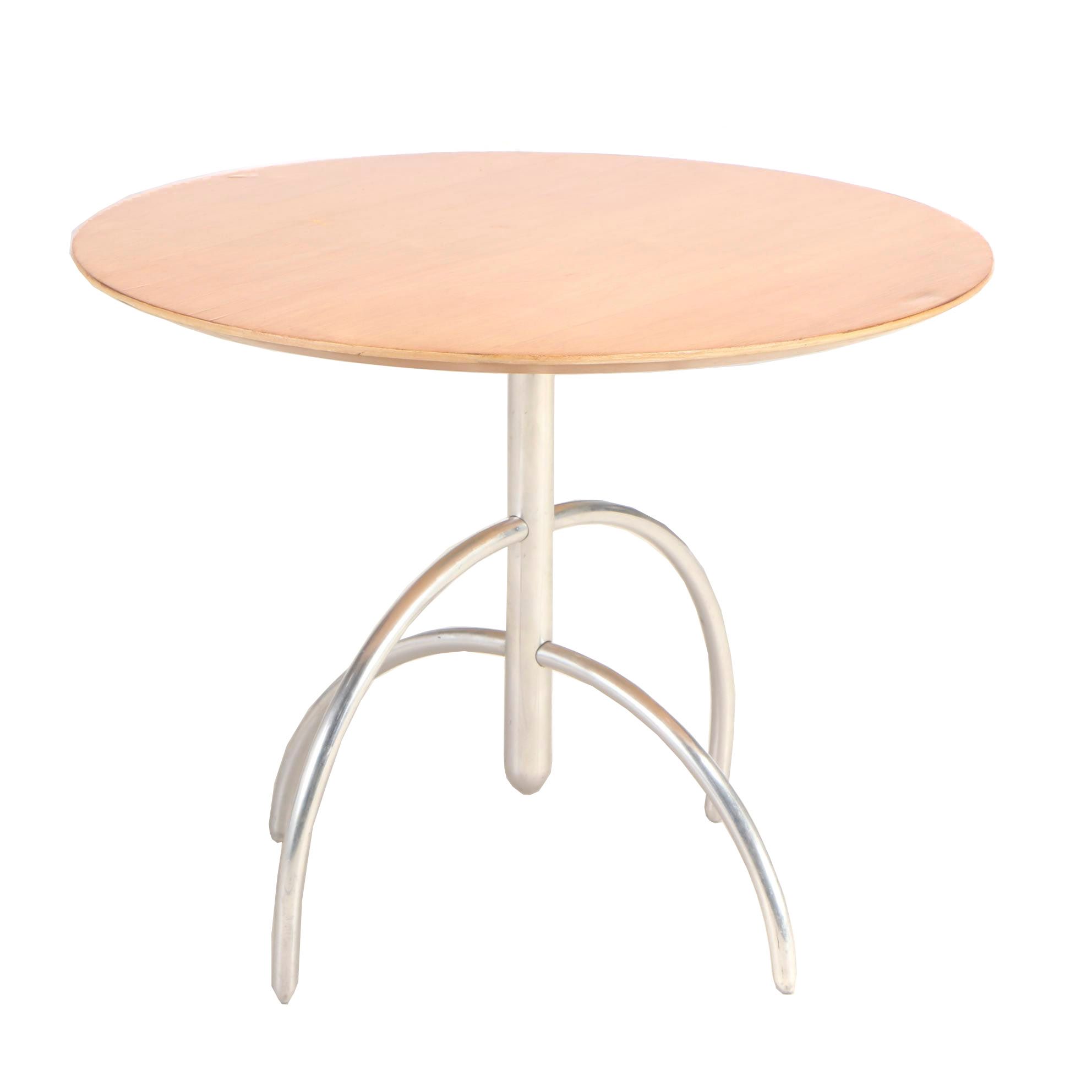 Lawrence Laske for Knoll Studio "Saguaro Cactus" Birch and Metal Side Table