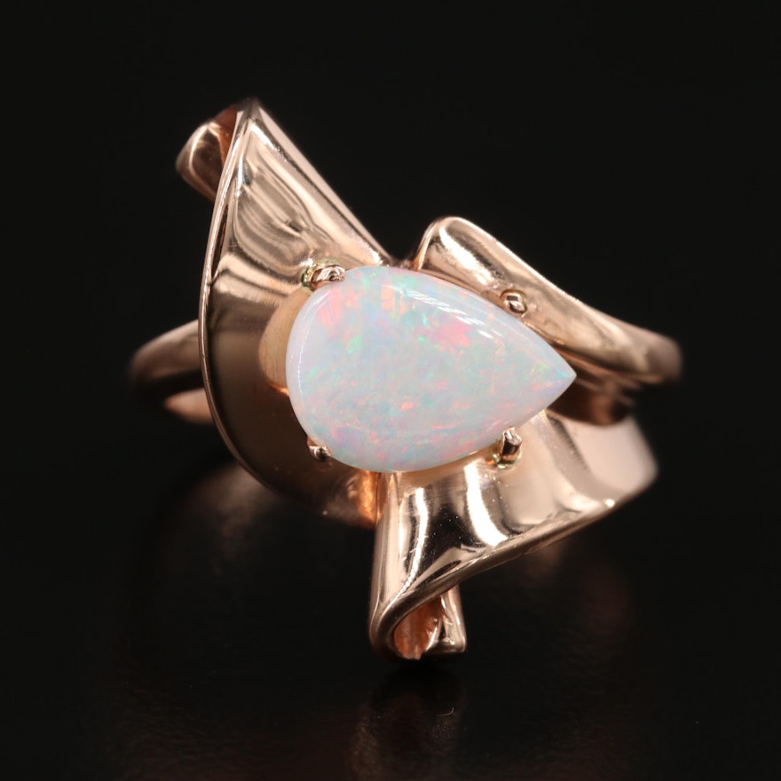 Raul Haas 14K Rose Gold Opal Ring