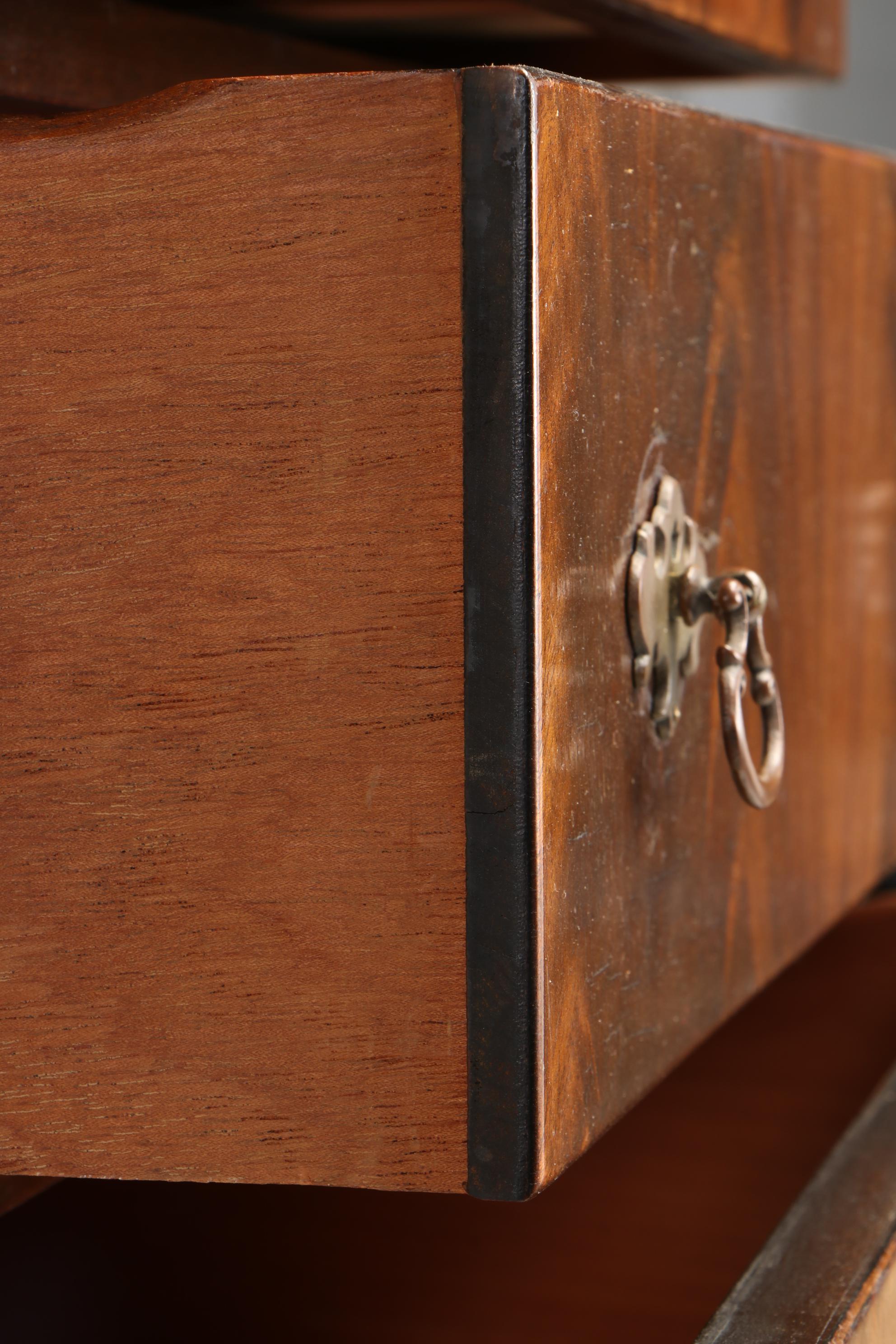 Skandia Furniture Queen Anne Style Mahogany Lingerie Chest, circa 1940