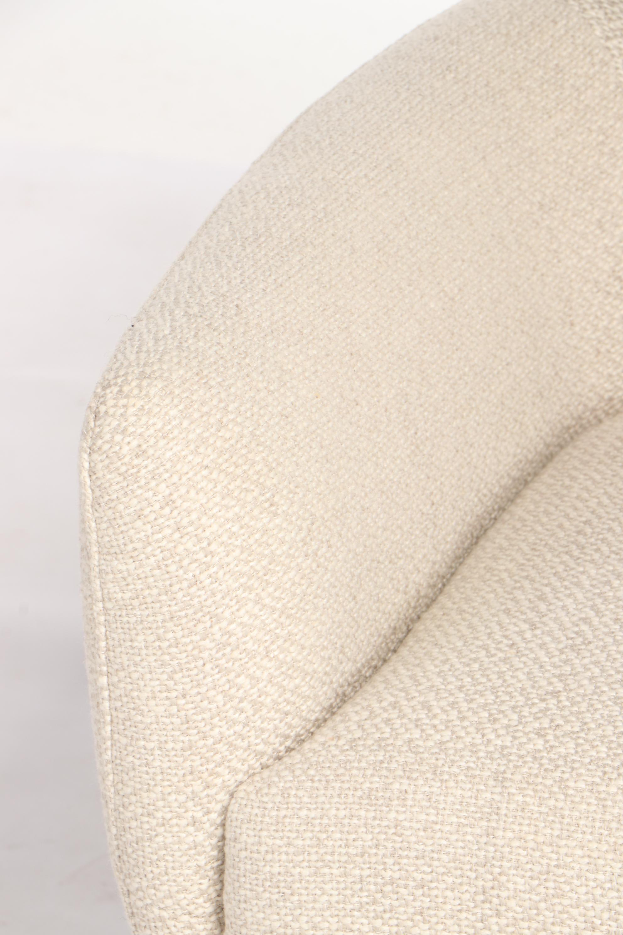 Contemporary Modern Upholstered Swivel Lounge Chair