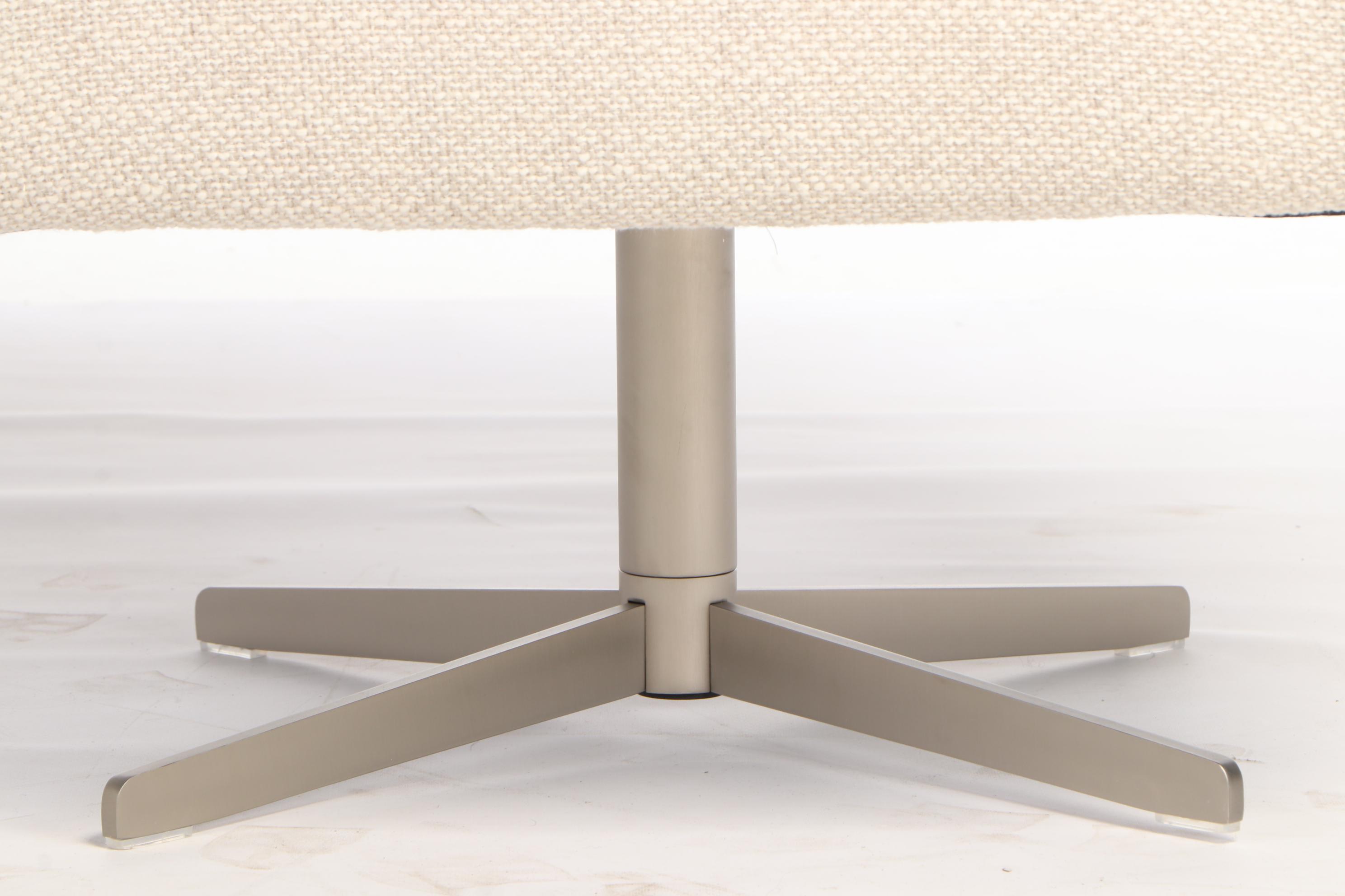 Contemporary Modern Upholstered Swivel Lounge Chair