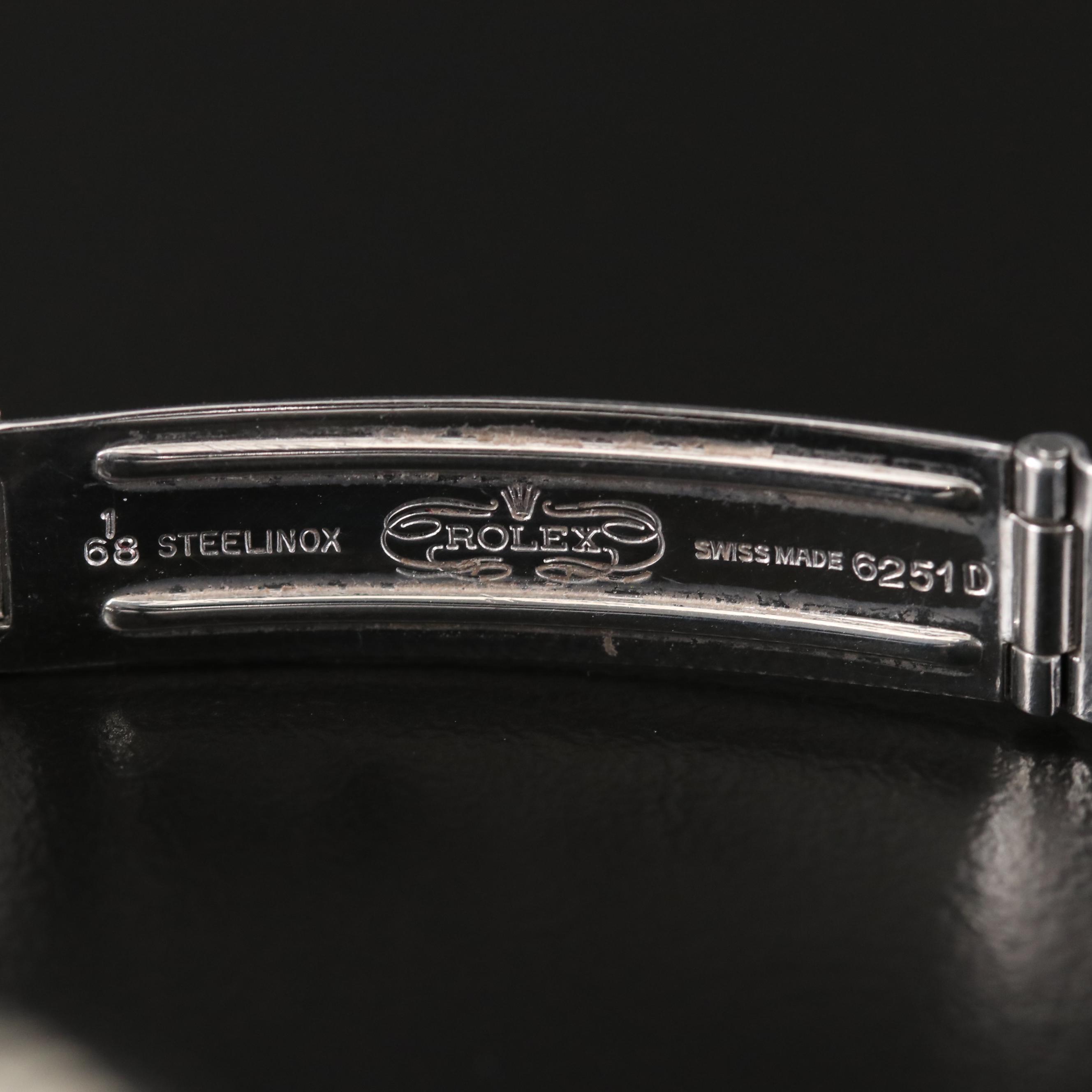 Rolex Datejust Stainless Steel and 14K Gold Diamond Dial Watch, 1967