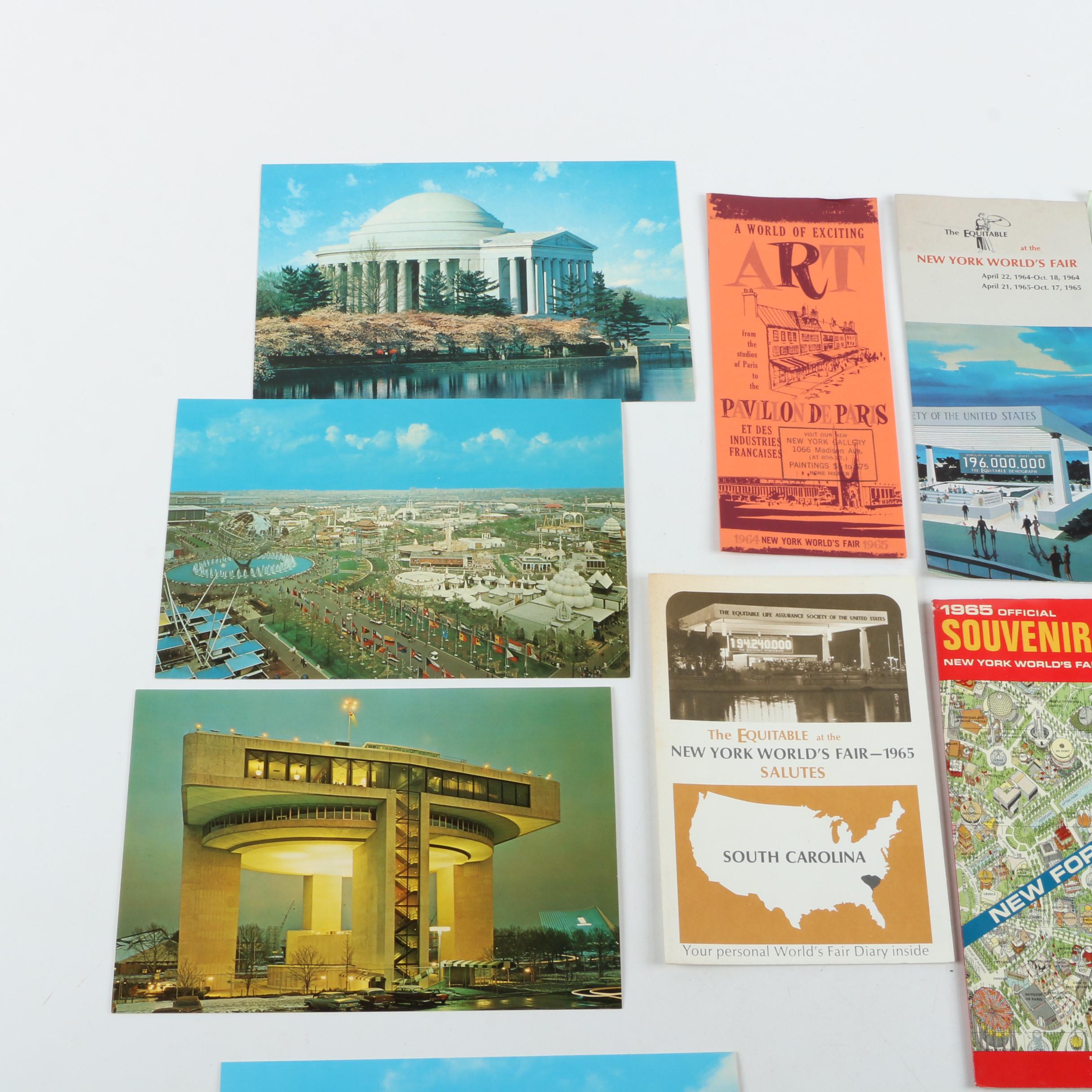 1964/1965 New York World's Fair Memorabilia and Other World's Fair Items