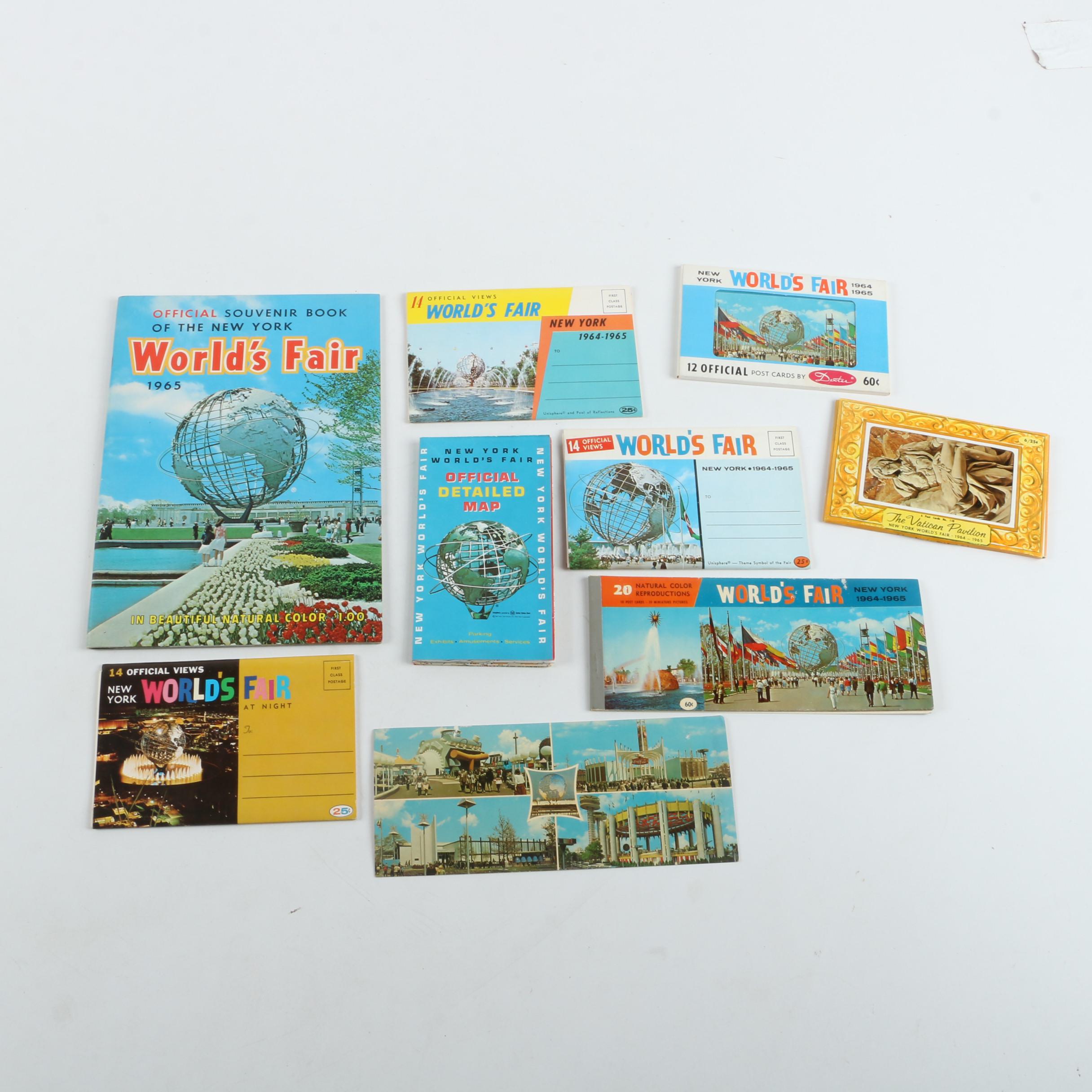 1964/1965 New York World's Fair Memorabilia and Other World's Fair Items