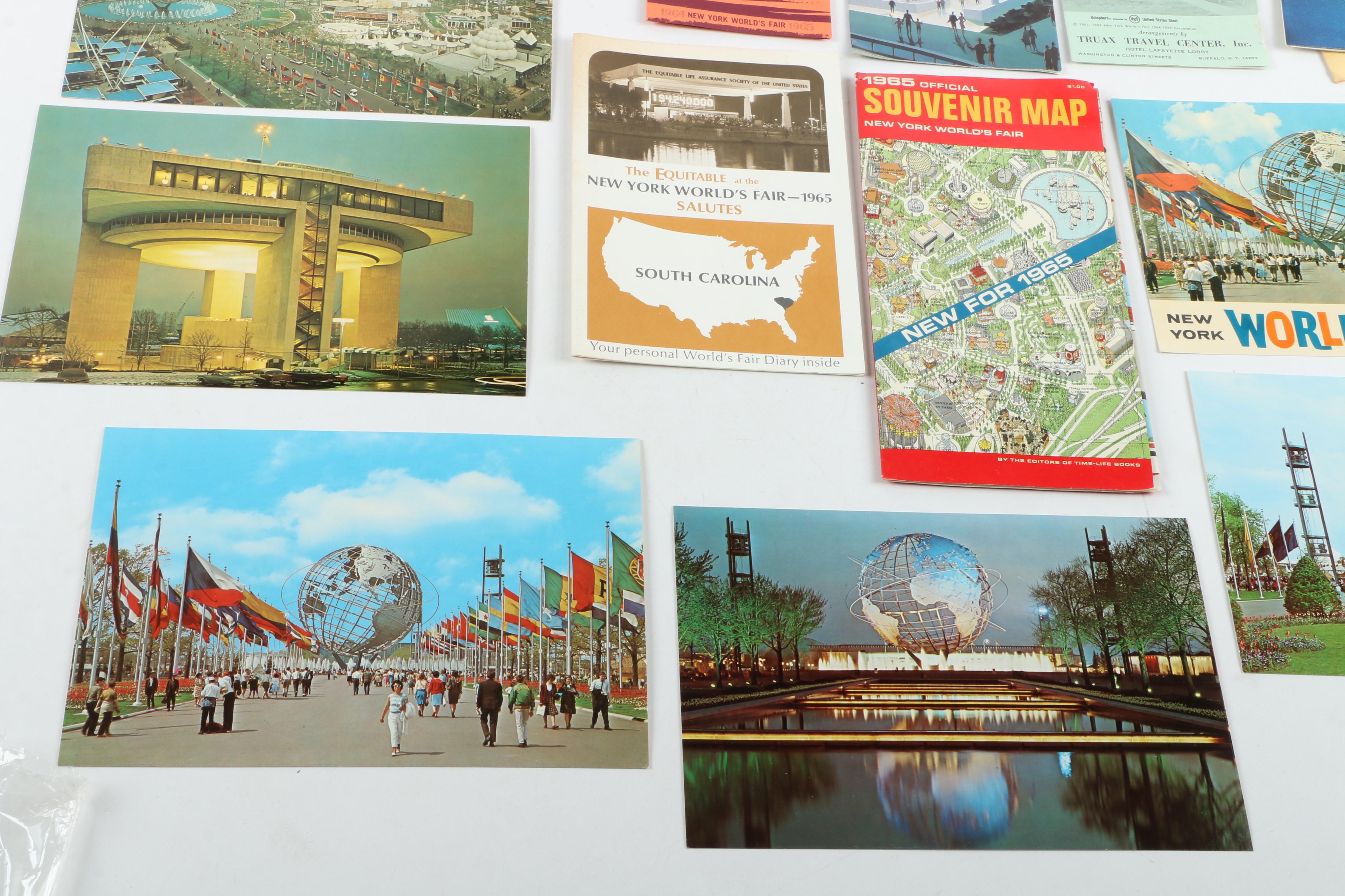 1964/1965 New York World's Fair Memorabilia and Other World's Fair Items