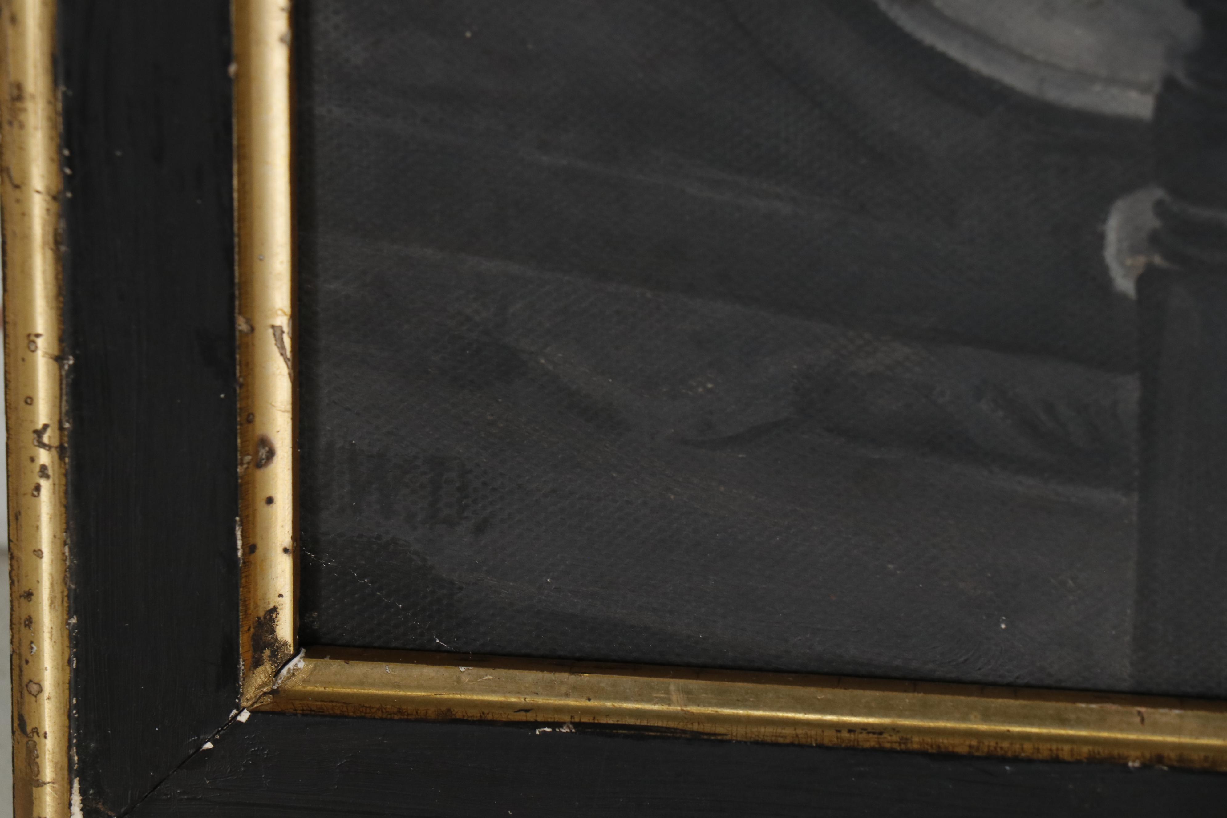 John Ward Dunsmore Oil Painting "Boy and Cat"