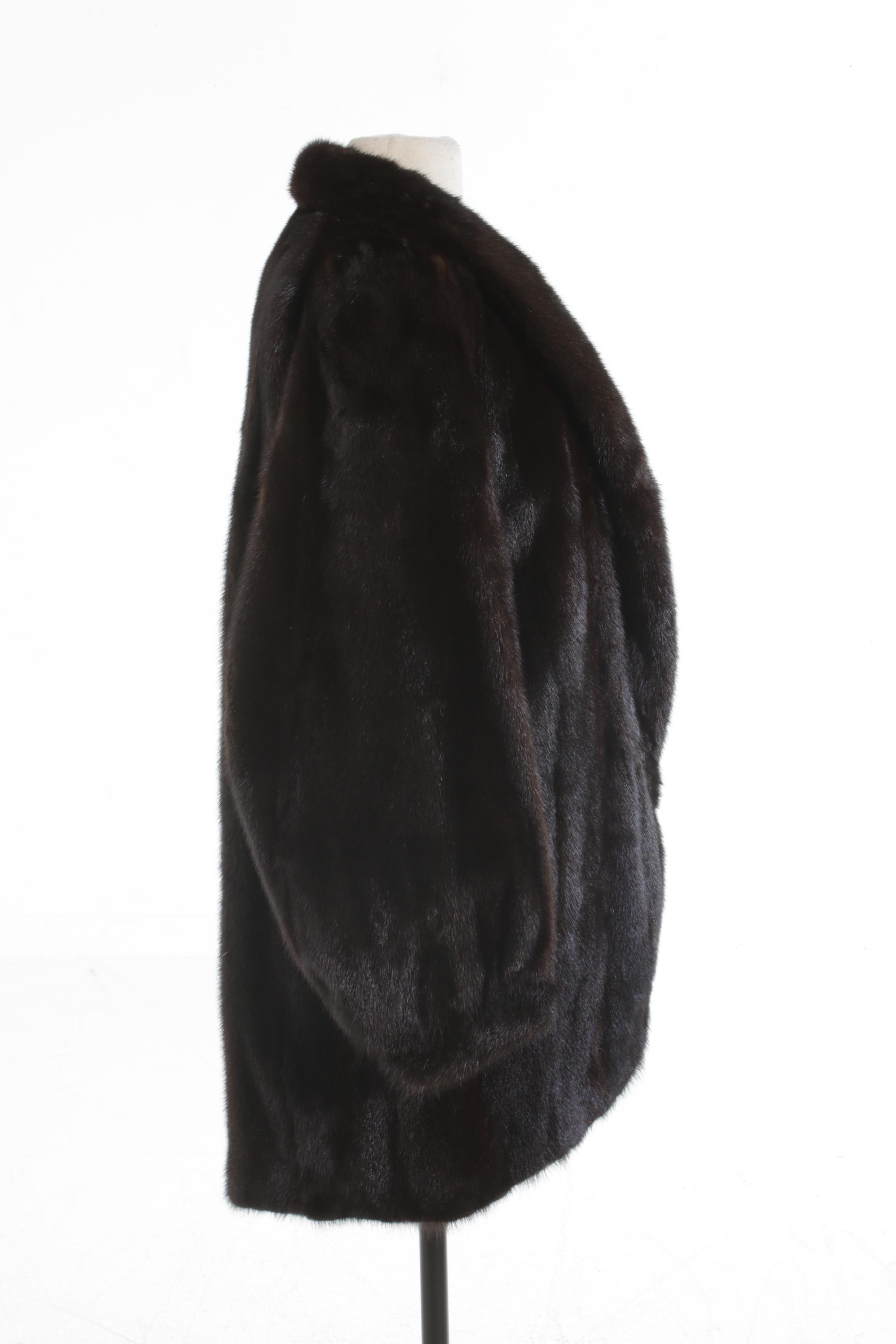 Dark Mahogany Mink Fur Stroller from Furs by Mistygrange