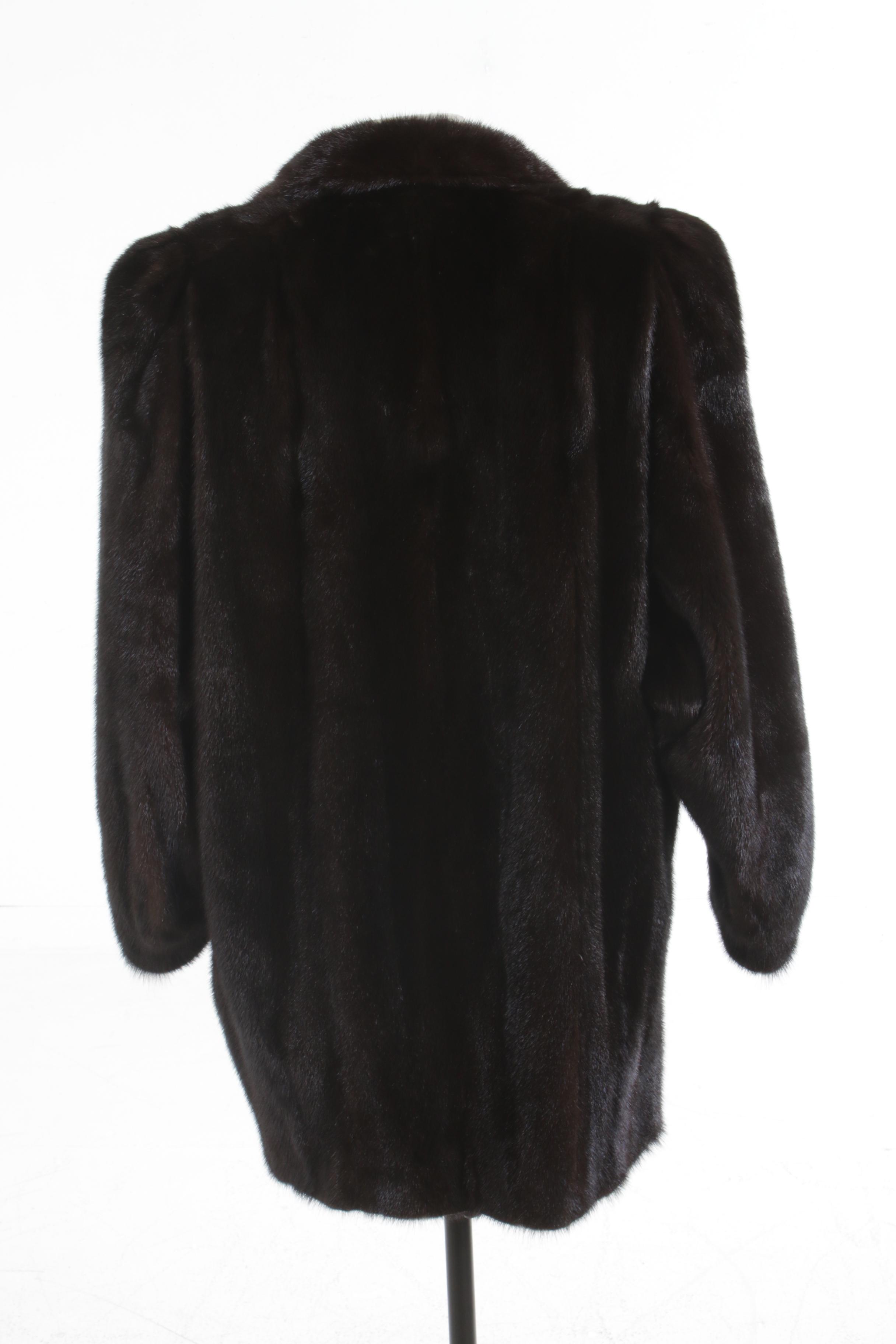 Dark Mahogany Mink Fur Stroller from Furs by Mistygrange