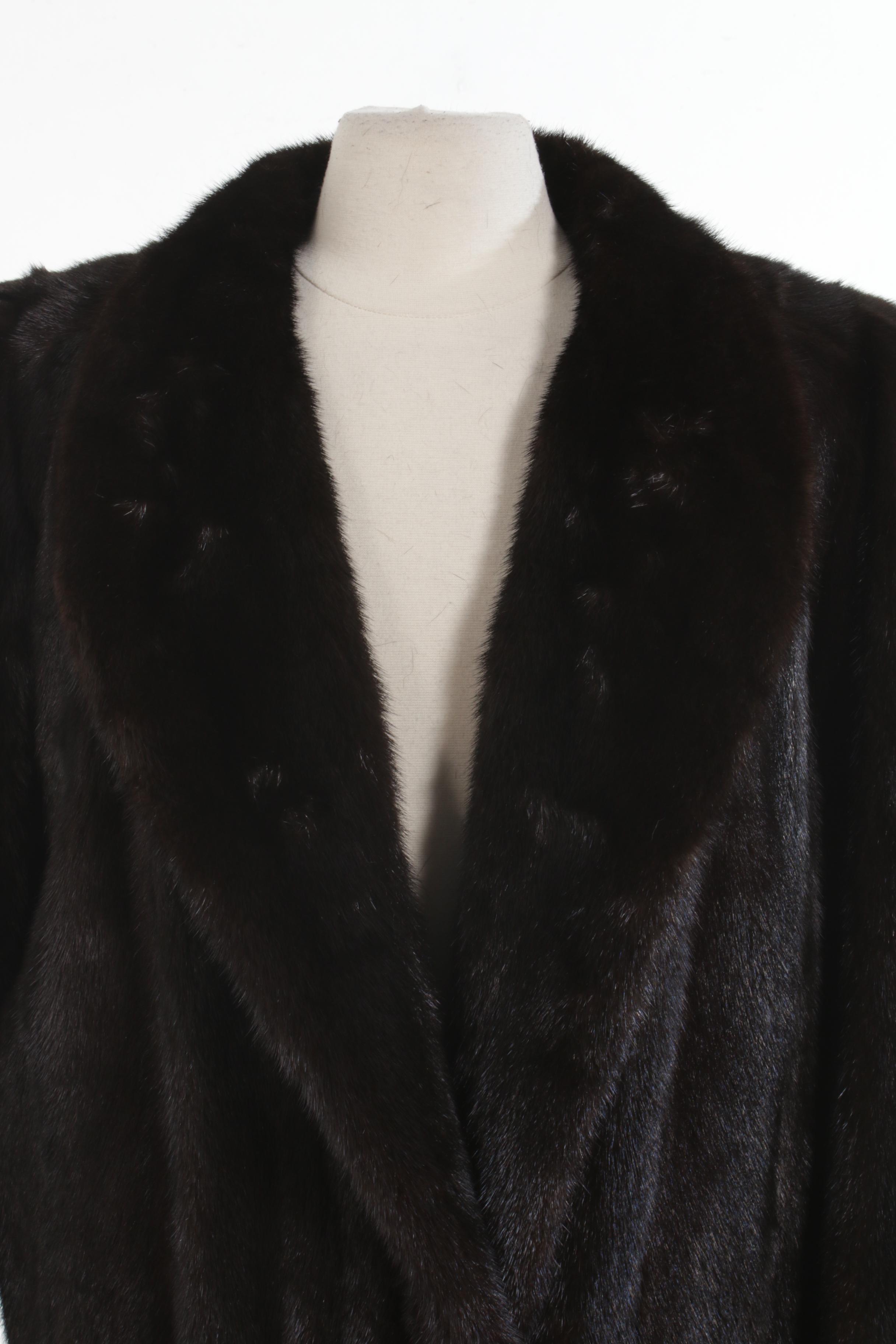 Dark Mahogany Mink Fur Stroller from Furs by Mistygrange