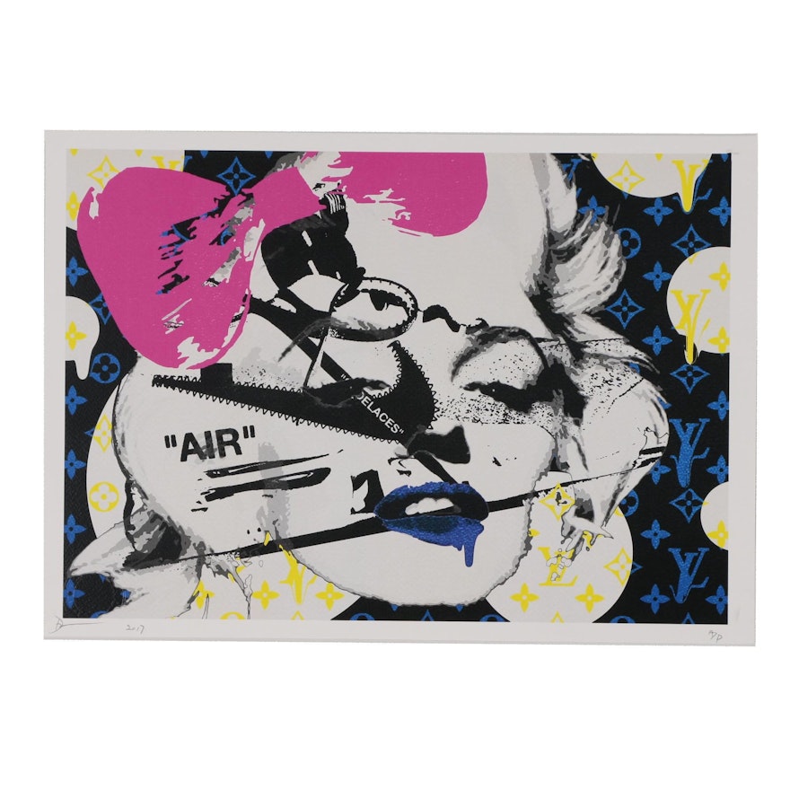 Death NYC Offset Lithograph "Monroe Bubble AIR"