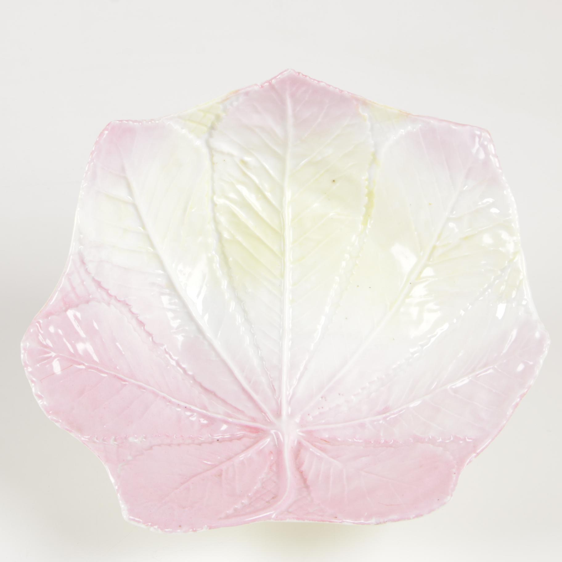 Carl Tielsch Hand-Painted Porcelain Oval Dish and Other Vintage Dishes