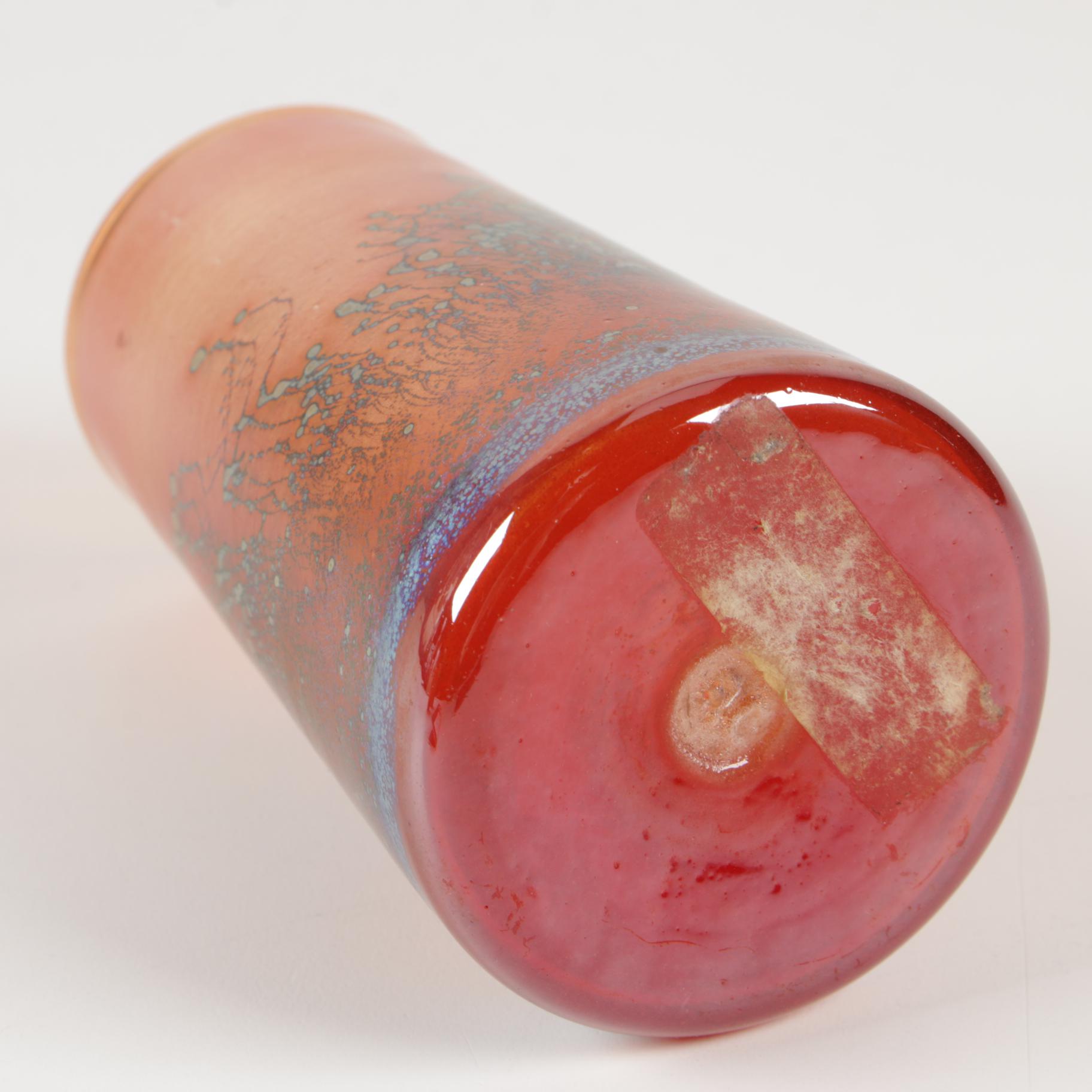 Robert Coleman Hand Blown Art Glass Vessels, Late 20th Century