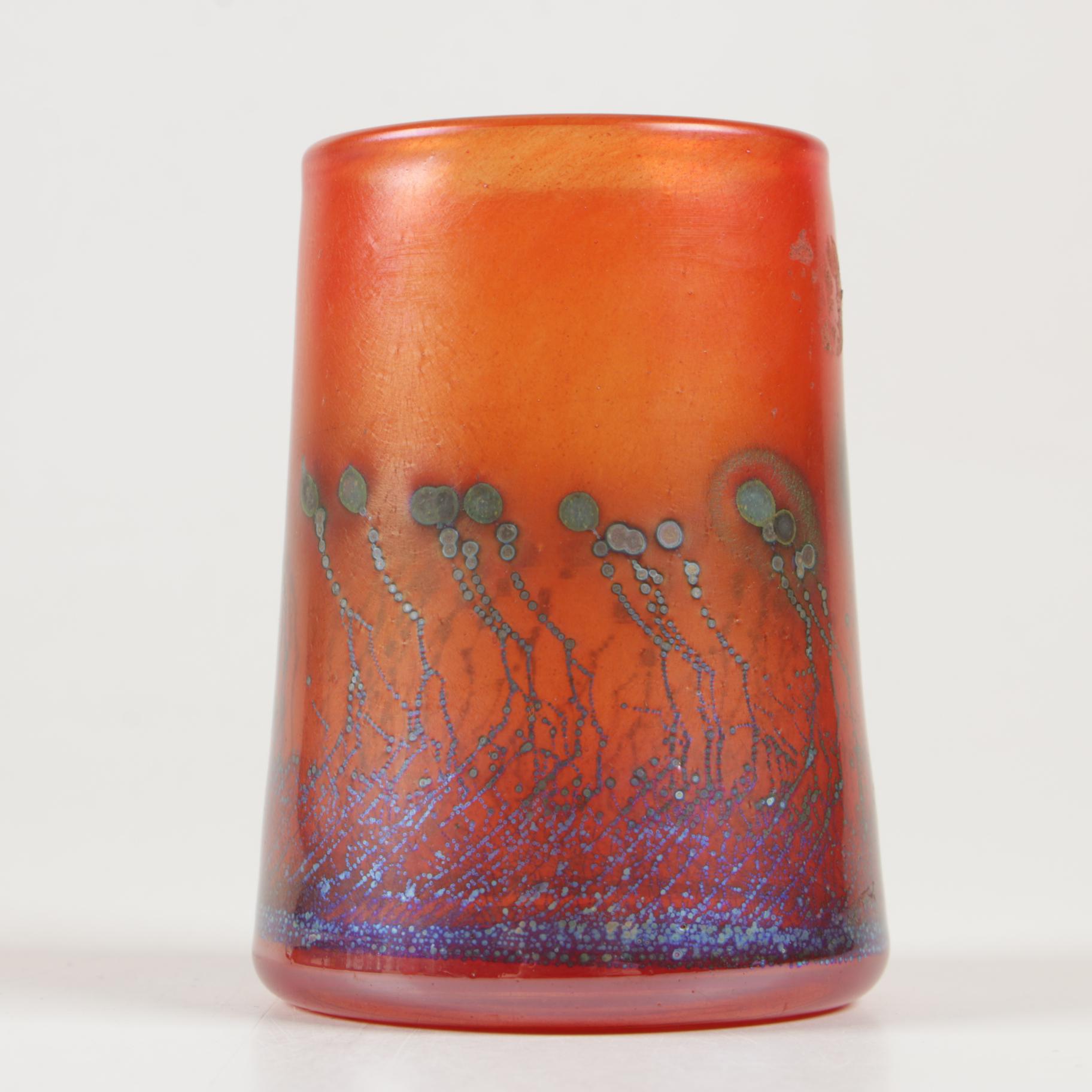 Robert Coleman Hand Blown Art Glass Vessels, Late 20th Century