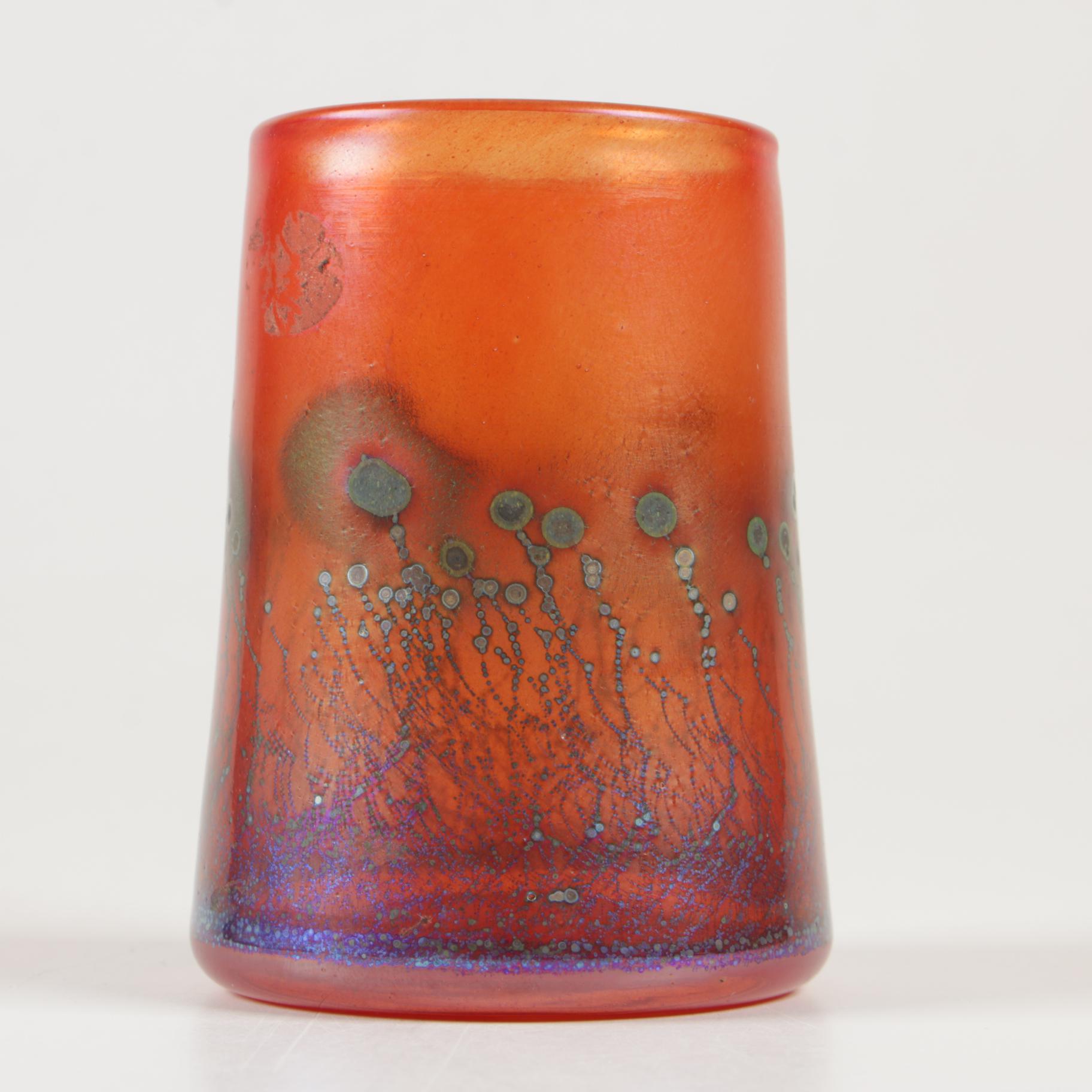 Robert Coleman Hand Blown Art Glass Vessels, Late 20th Century