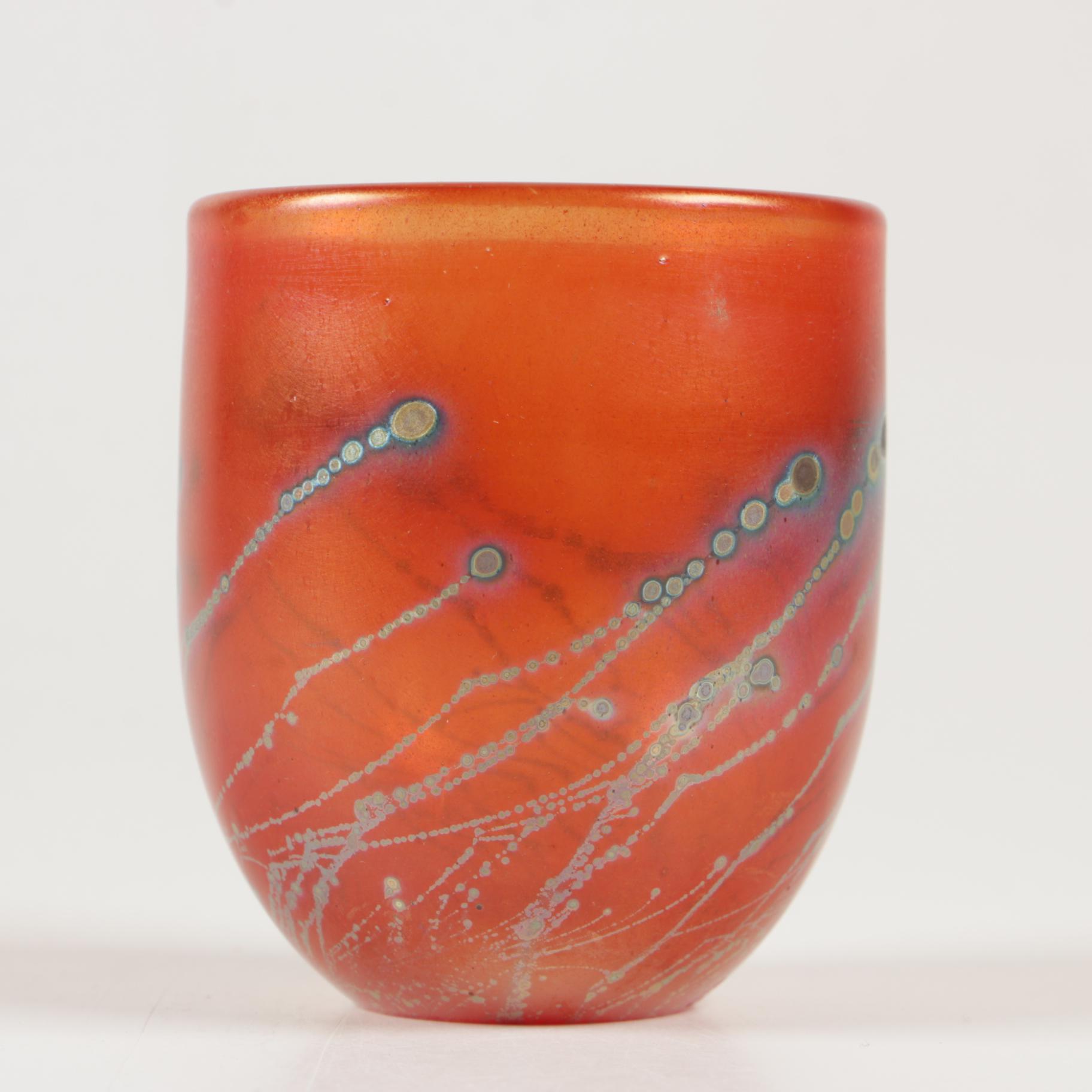 Robert Coleman Hand Blown Art Glass Vessels, Late 20th Century