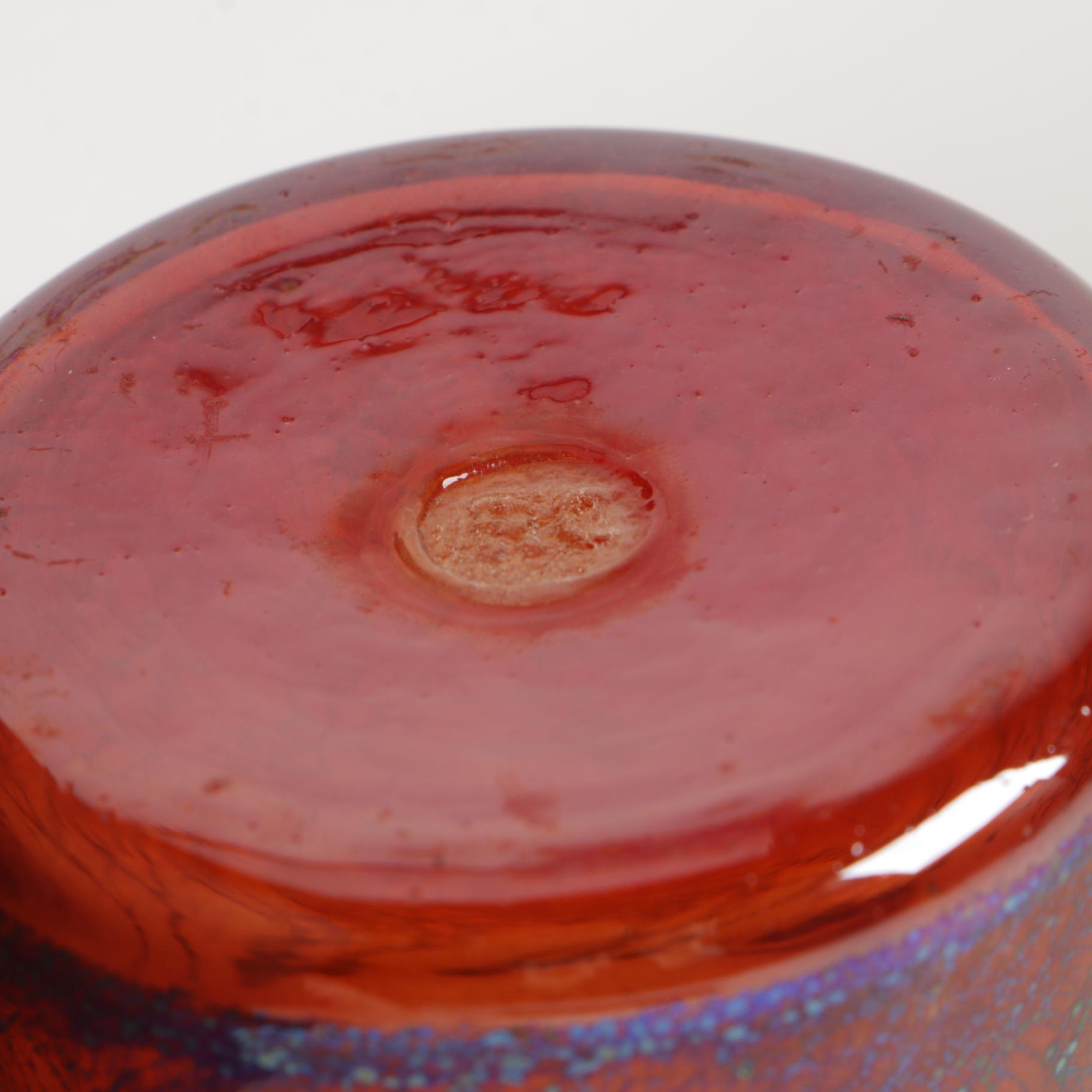 Robert Coleman Hand Blown Art Glass Vessels, Late 20th Century