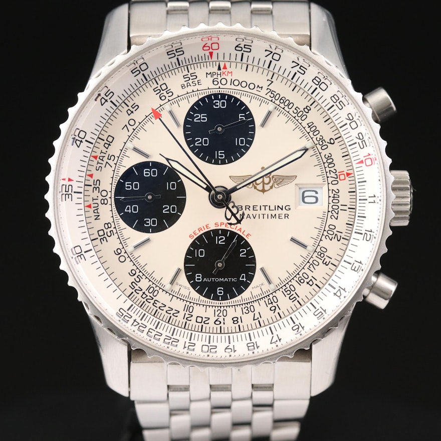 Breitling Navitimer Breitling Fighters Special Edition Stainless Steel Watch