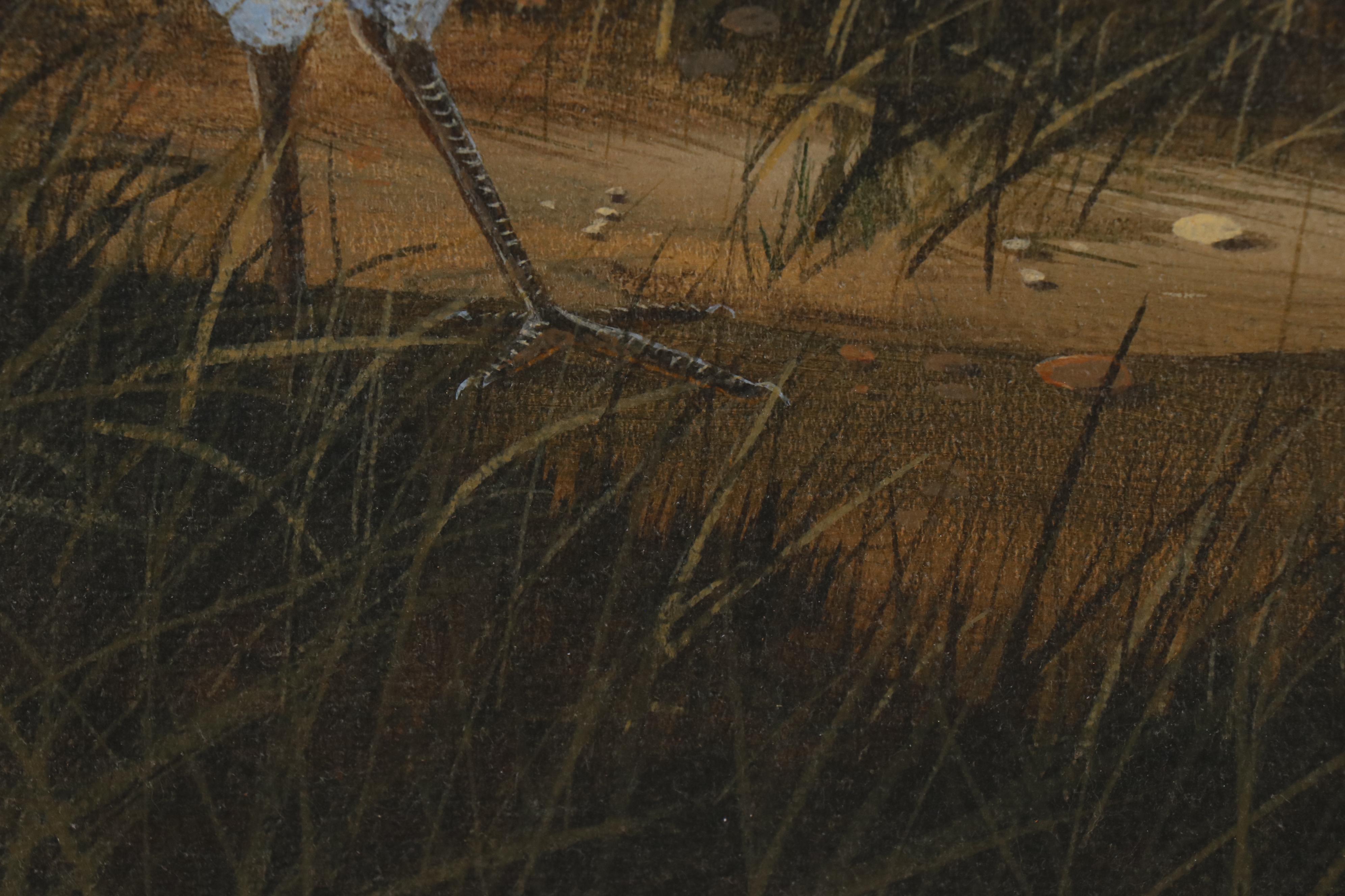 Ron Stephenson Wildlife Oil Painting, 1976