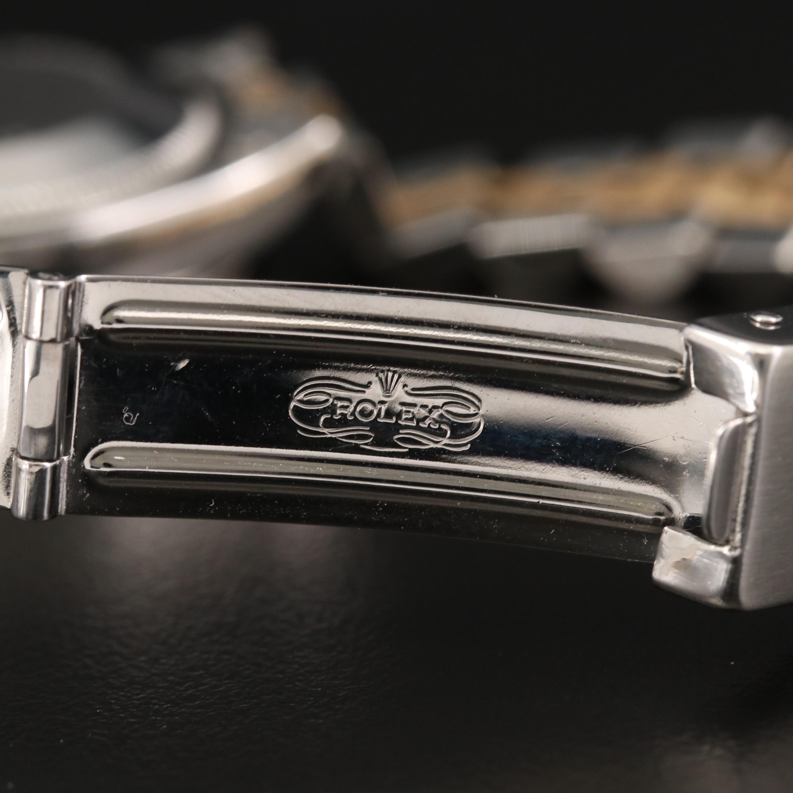 Rolex Datejust Stainless Steel and 14K Gold Diamond and Sapphire Watch,1972