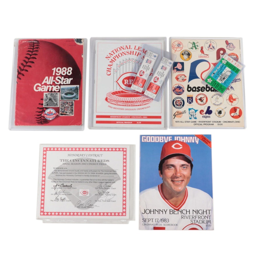 Reds All-Star, NLCS, Bench Night Programs and Tickets