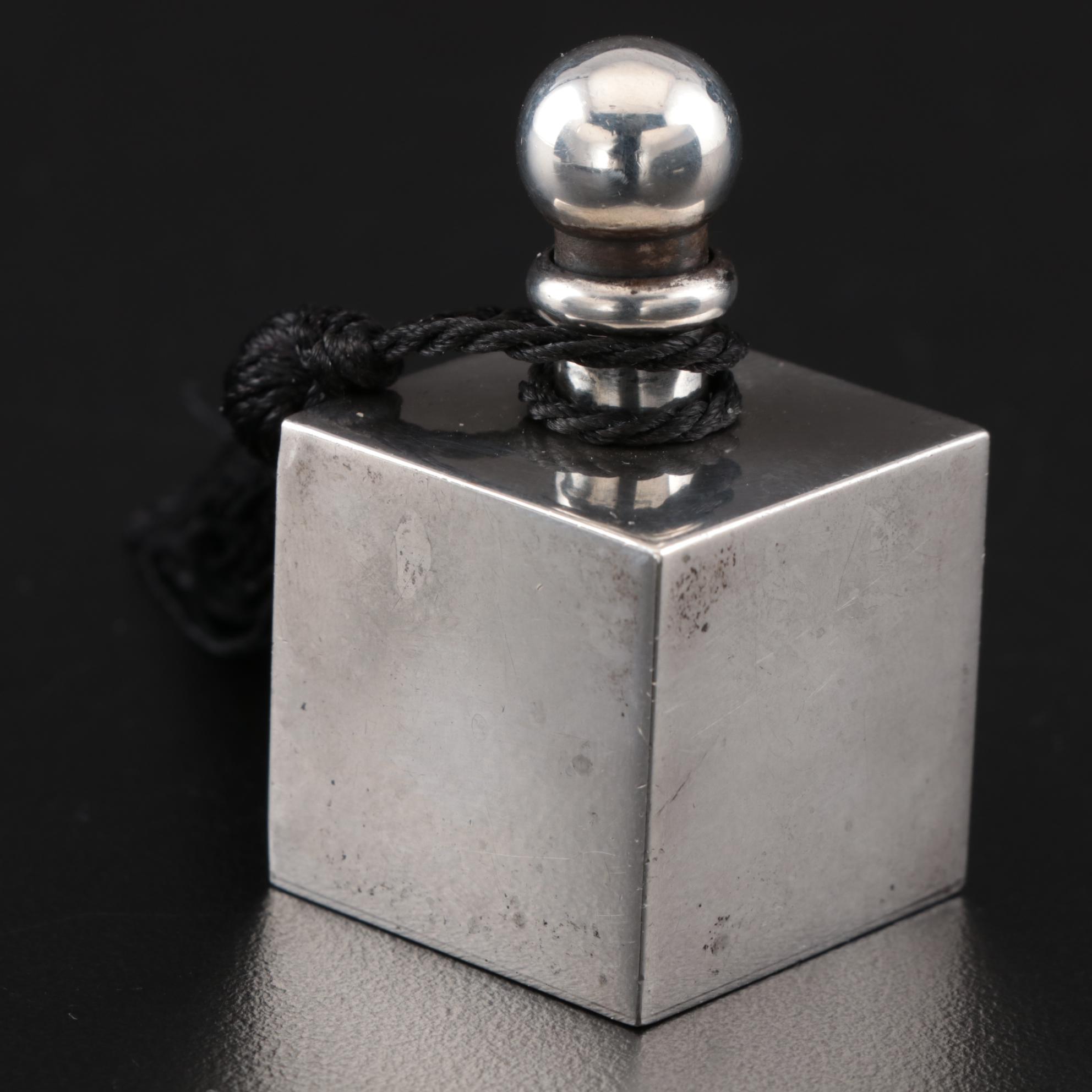 Tiffany & Co. Sterling Silver Square Perfume Bottle