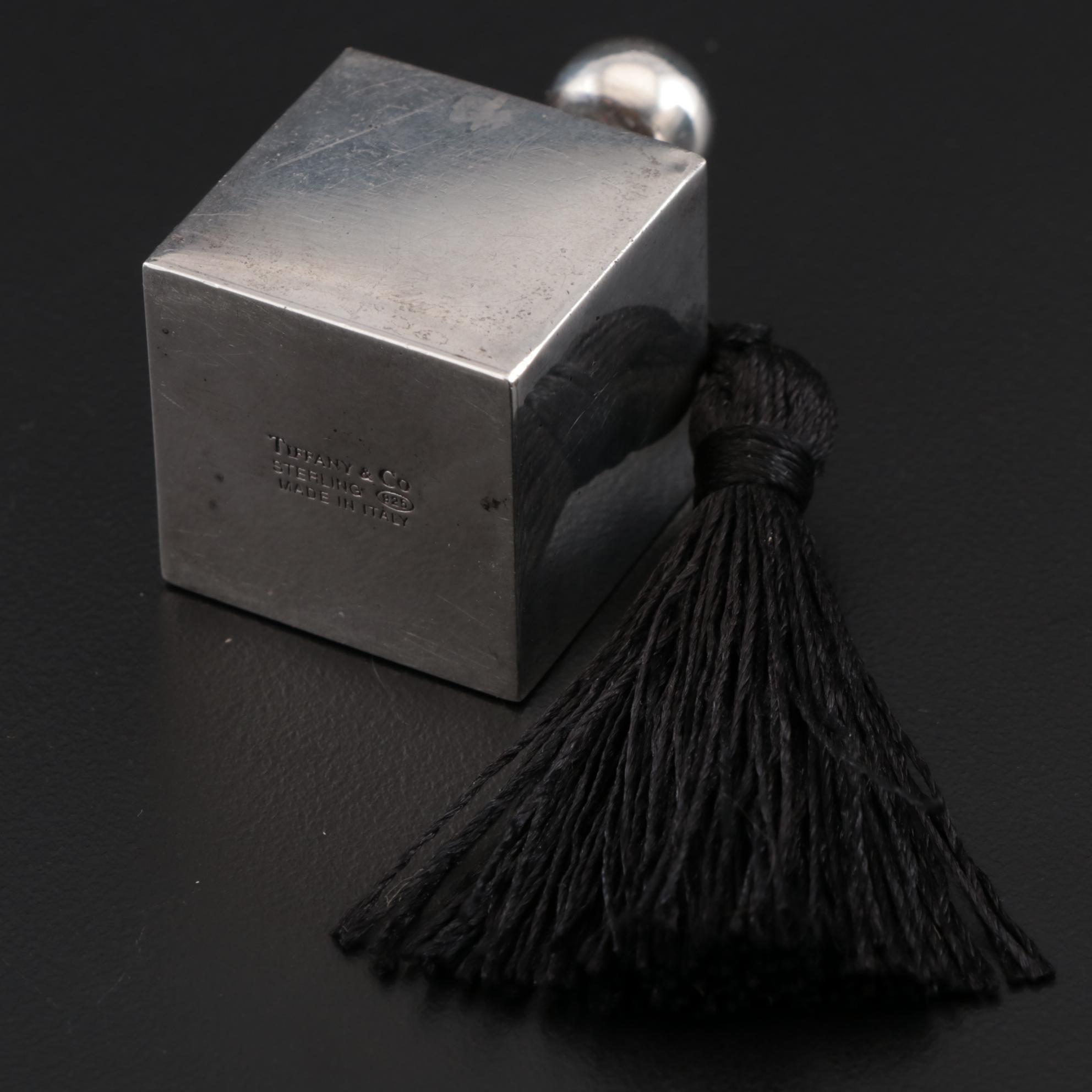 Tiffany & Co. Sterling Silver Square Perfume Bottle
