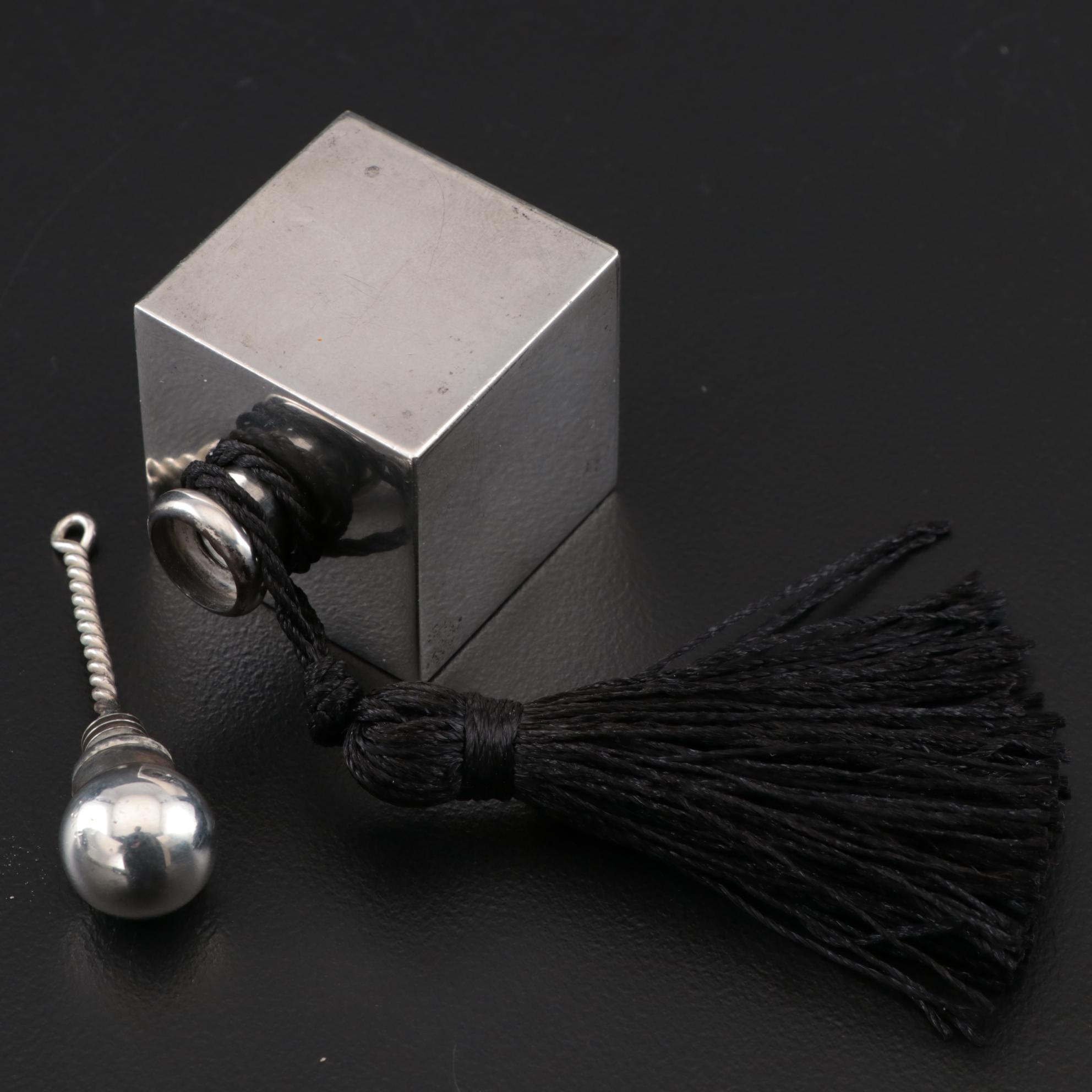 Tiffany & Co. Sterling Silver Square Perfume Bottle