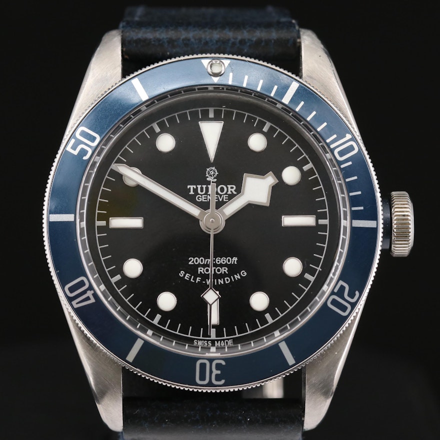 Tudor Black Bay Stainless Steel Automatic Wristwatch