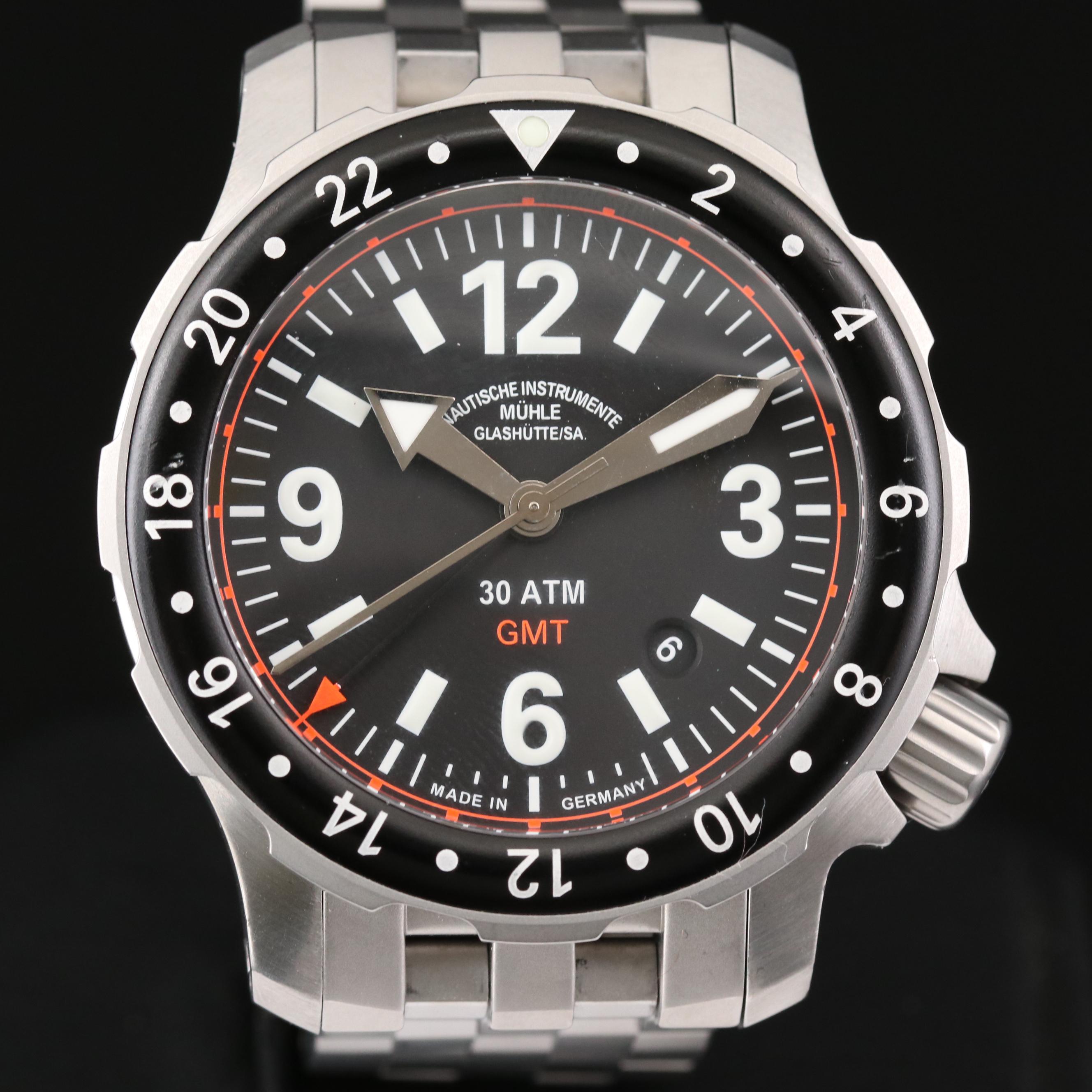 Muhle - Glashutte Marinus GMT Stainless Steel Automatic Watch