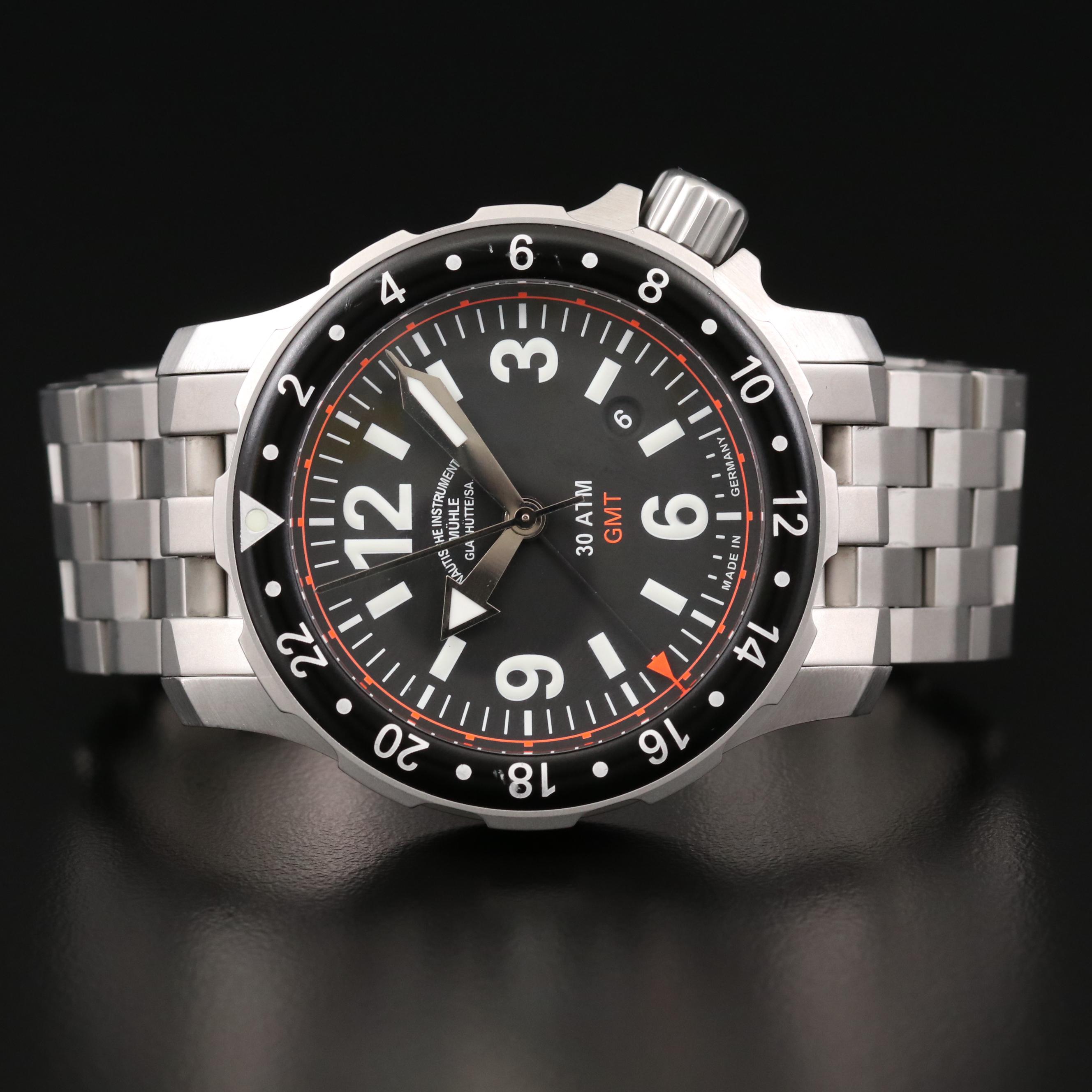 Muhle - Glashutte Marinus GMT Stainless Steel Automatic Watch