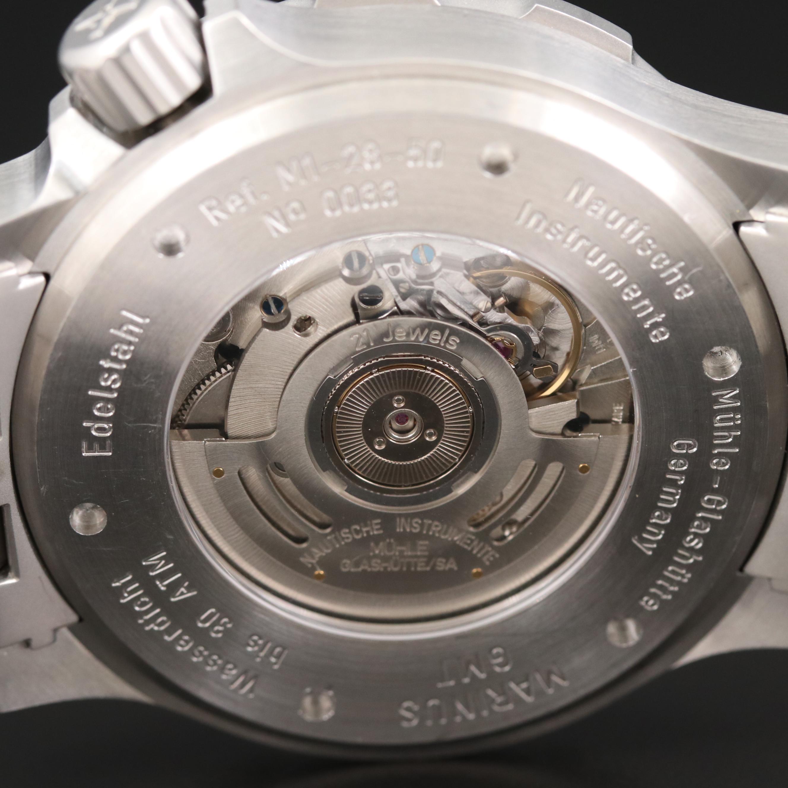 Muhle - Glashutte Marinus GMT Stainless Steel Automatic Watch