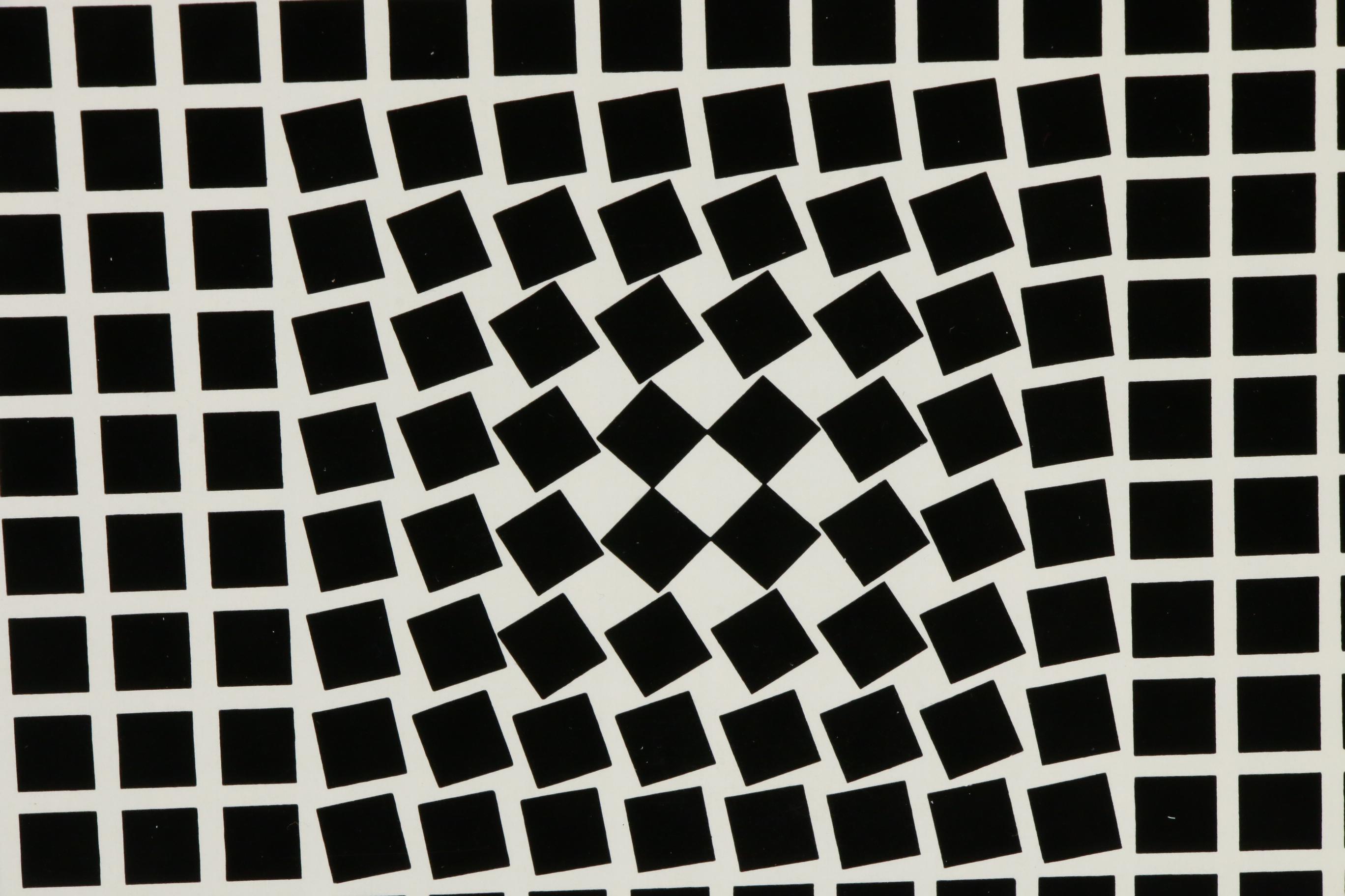 Op Art Serigraph After Victor Vasarely "Eridan"
