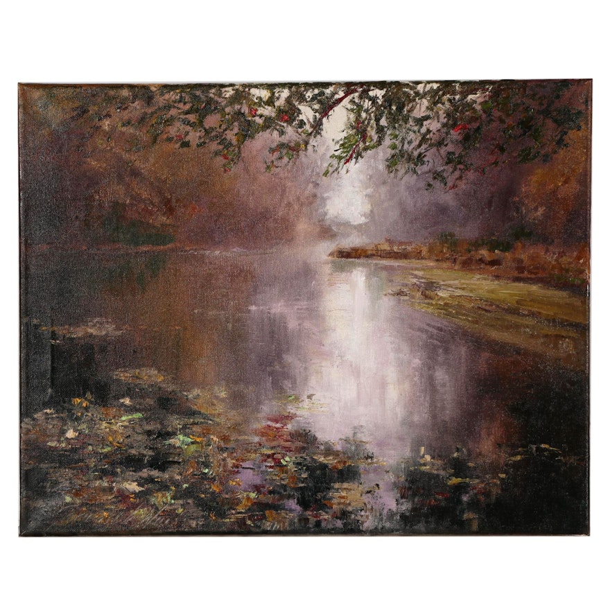 Garncarek Aleksander Oil Painting "Przesieka", 2019