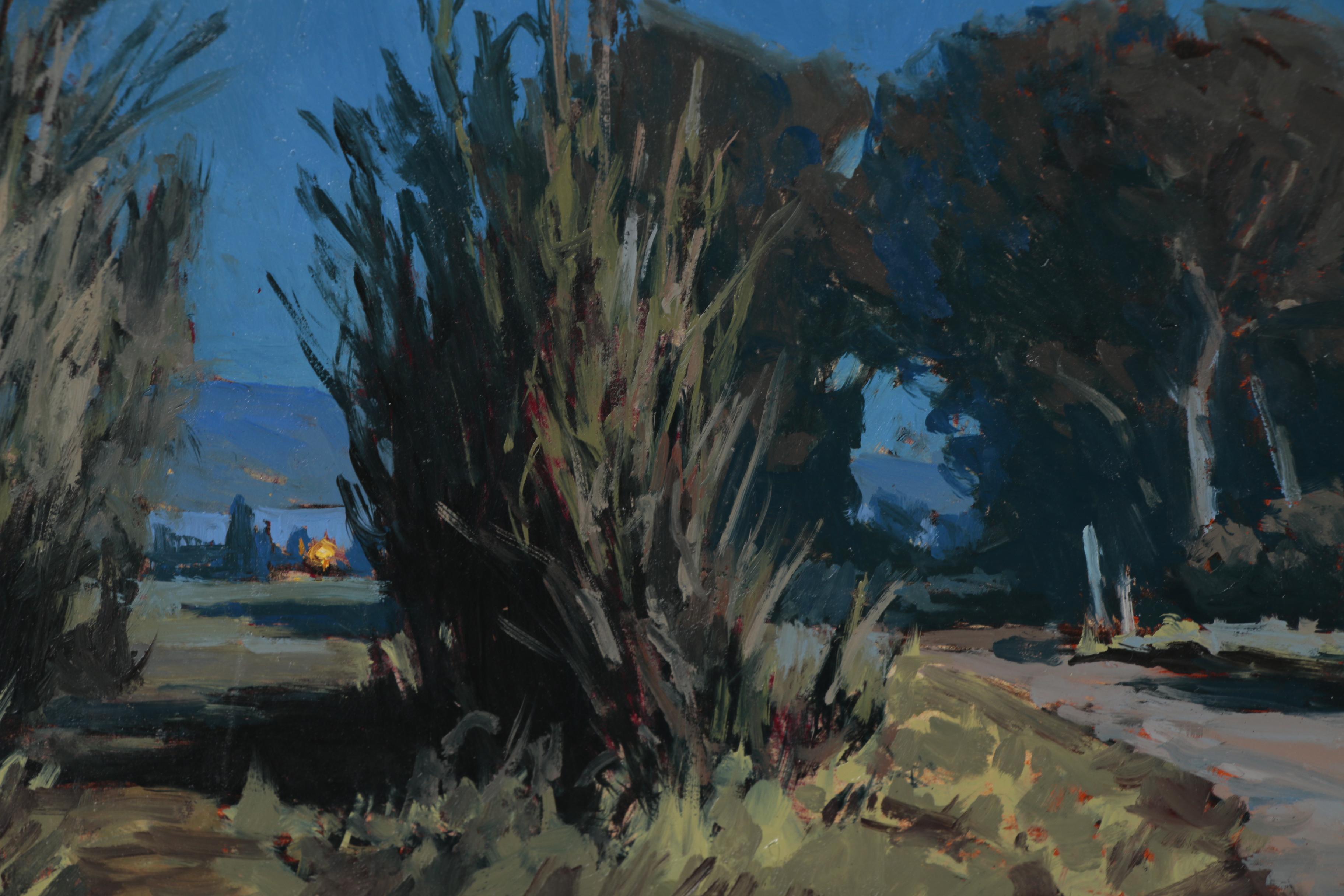 Taylor J. Lynde Oil Painting "On a Country Road", 2019