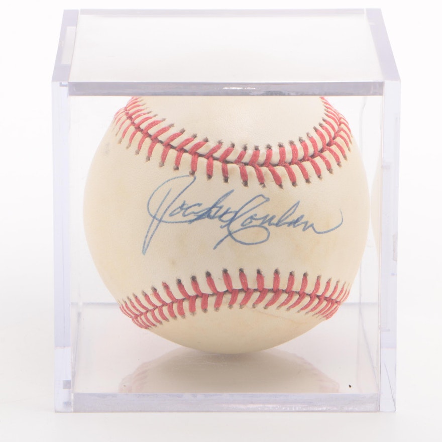 Jocko Conlan Signed National League (Giamatti) Baseball  COA