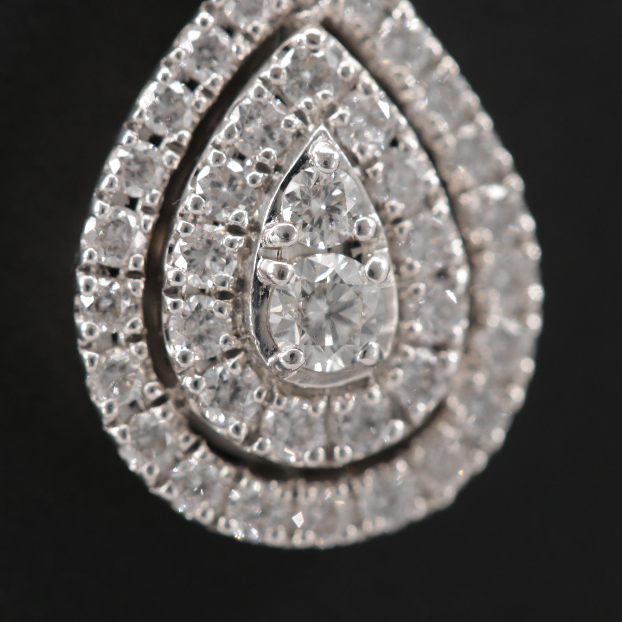 Neil Lane 14K Diamond Pendant on Cable Link Necklace