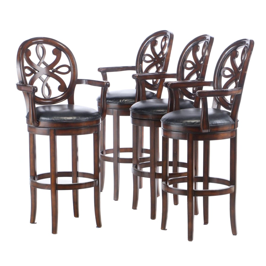Four Frontgate Swivel Bar Stools by Hillsdale Furniture