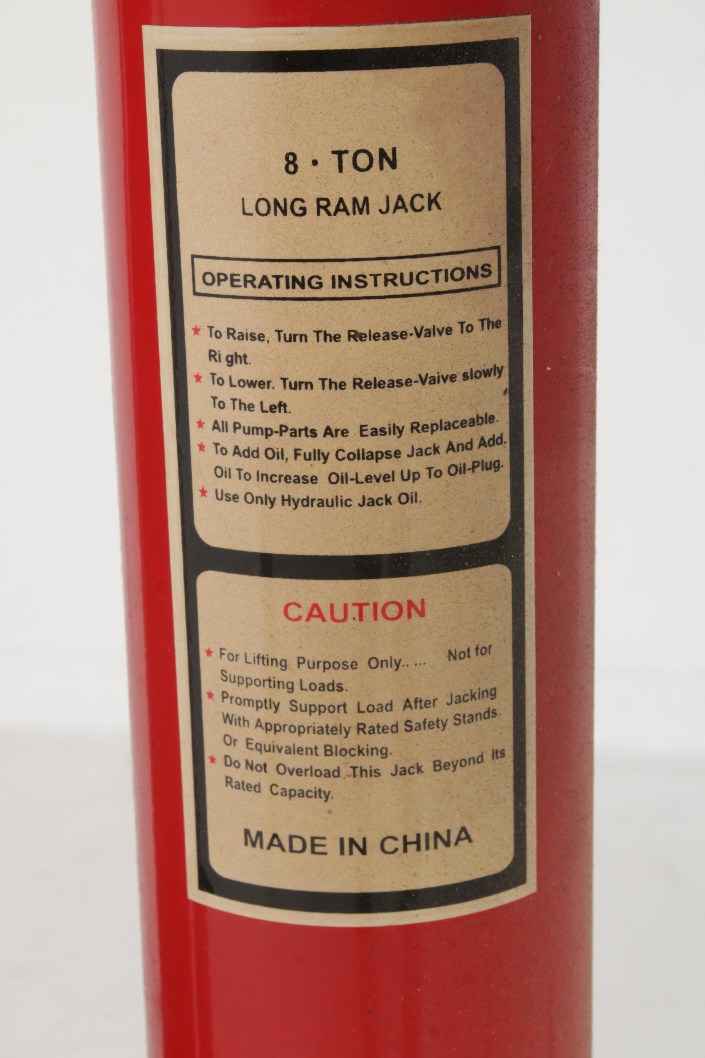 Automotive Two Ton Shop Crane with Craftsman Jack Stands