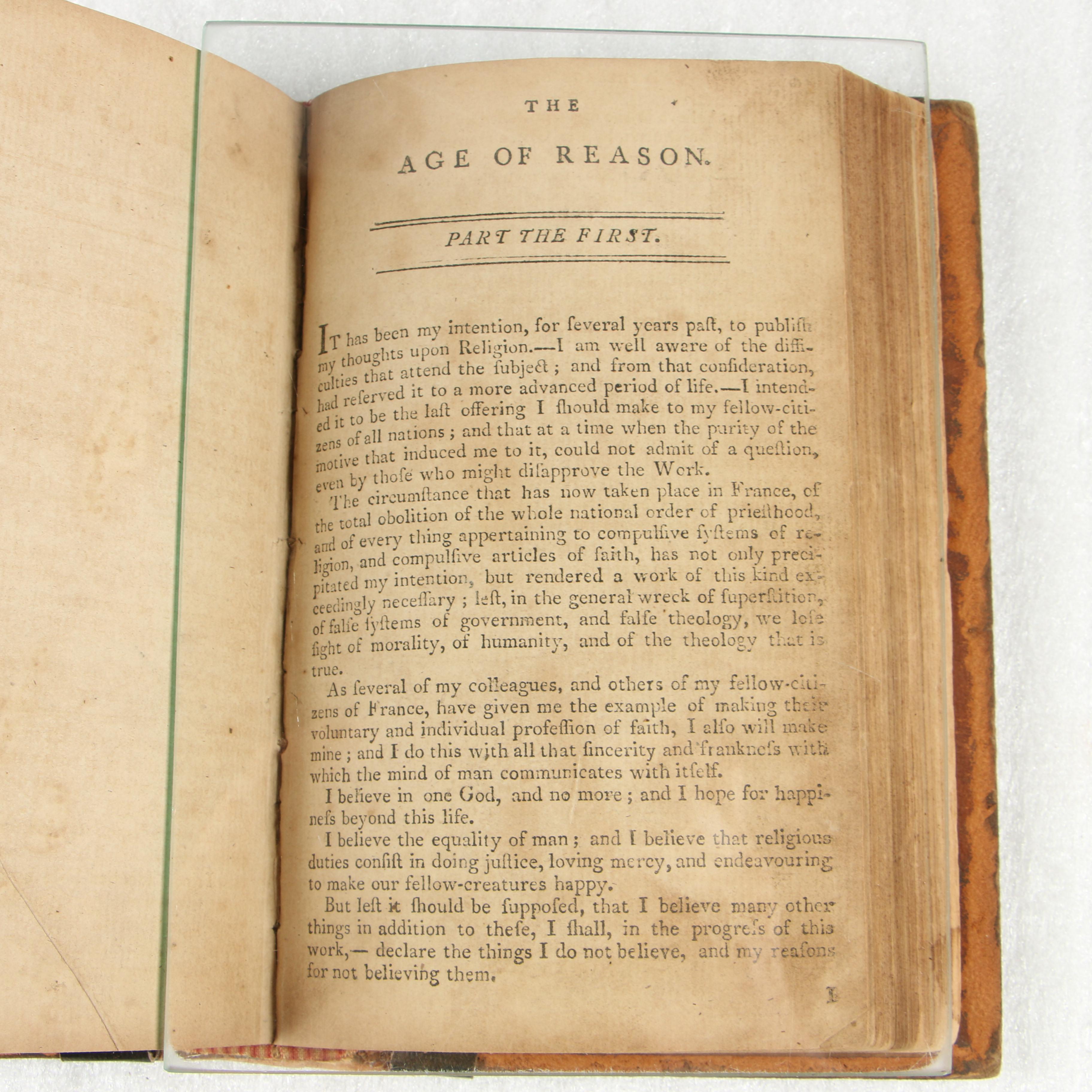 Late 18th Century Bound Collection of Thomas Paine's Original Pamphlets