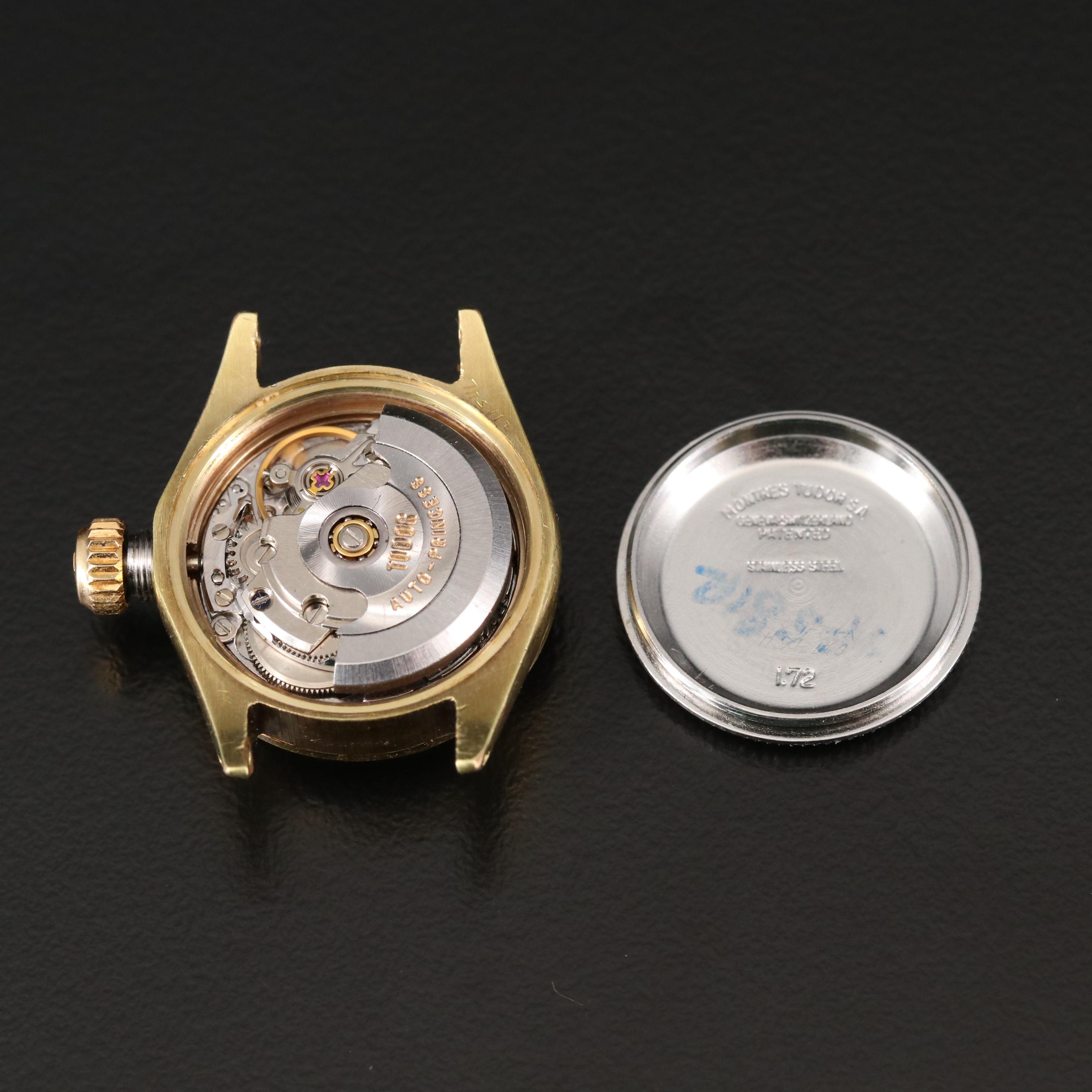 Tudor Oyster Princess Gold Tone Stainless Steel Watch