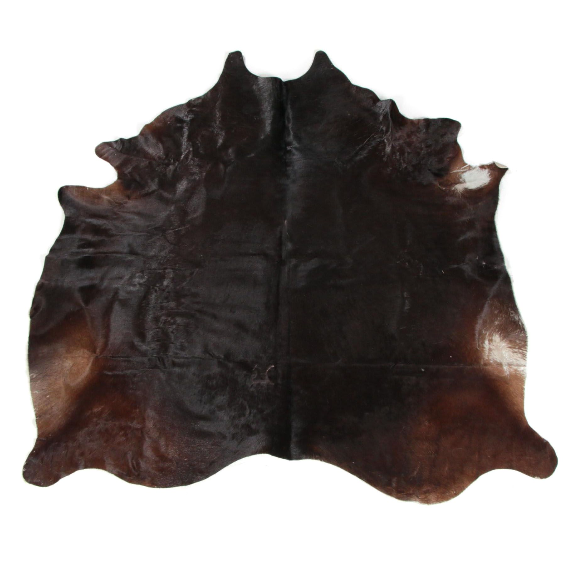 6'7 x 7'2 IKEA "Koldby" Cowhide Area Rug