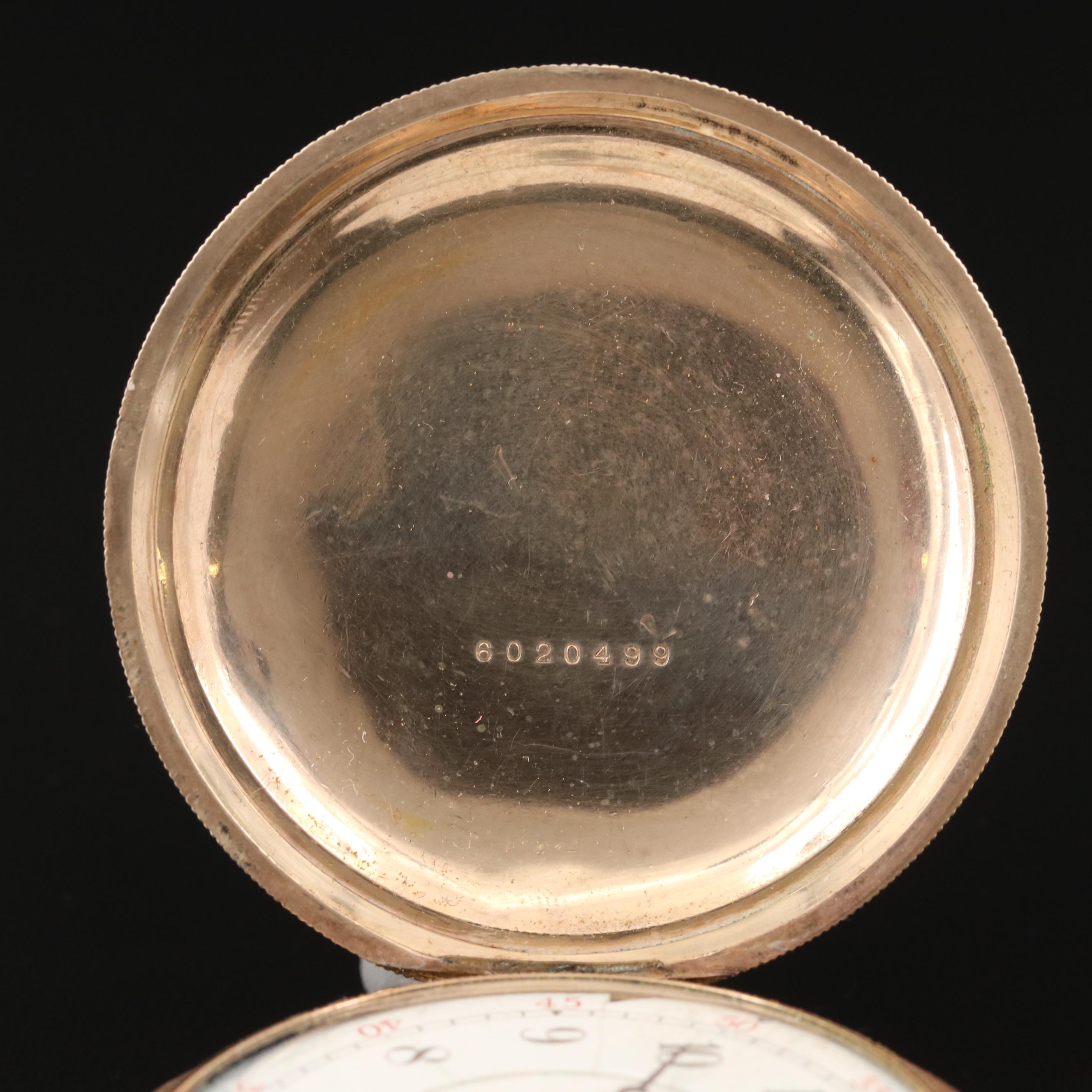 Columbus Railway King Gold Filled Hunters Case Pocket Watch