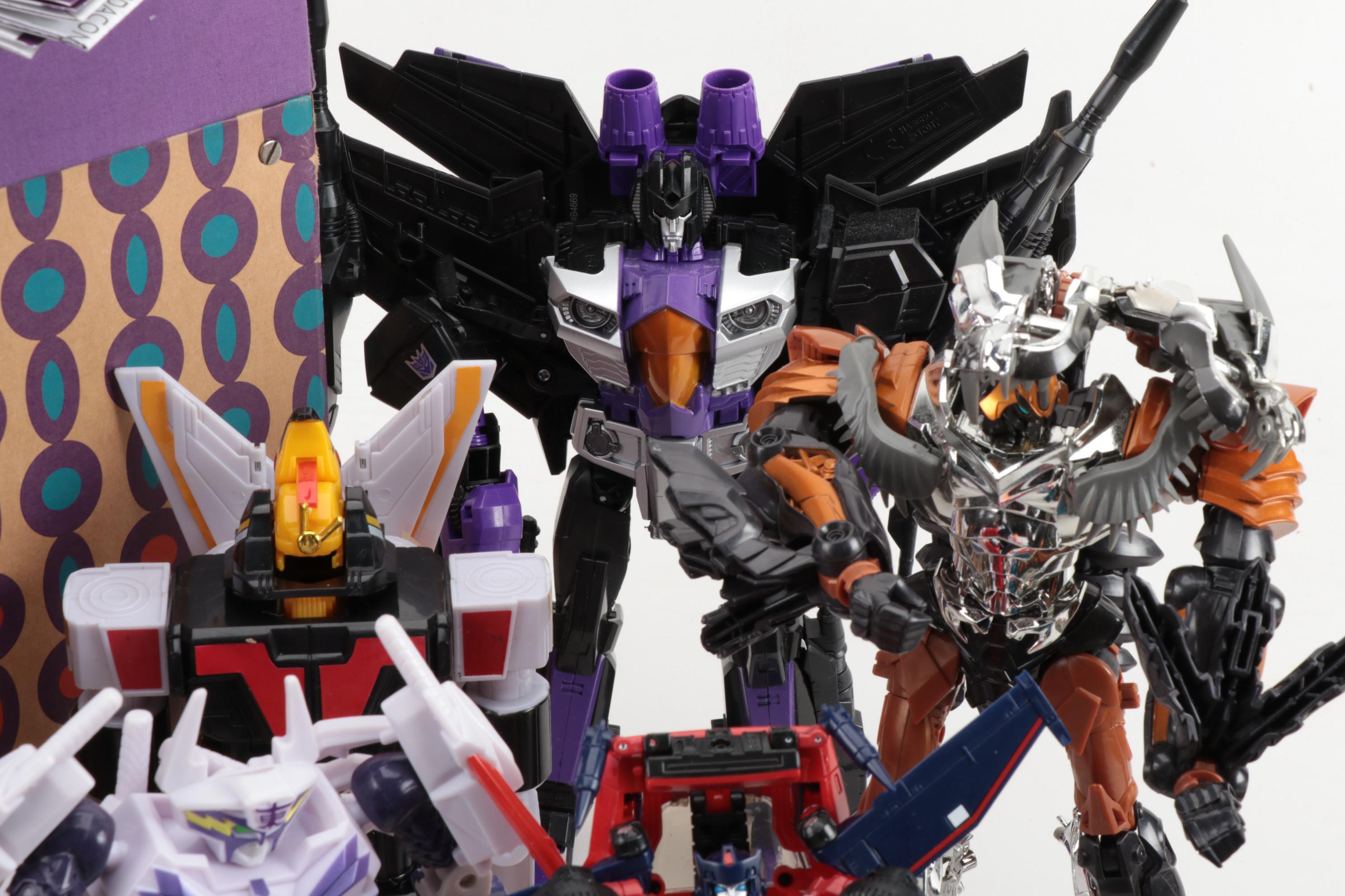 Hasbro Transformers Loose Action Figures with Manufacturer's Booklets and More