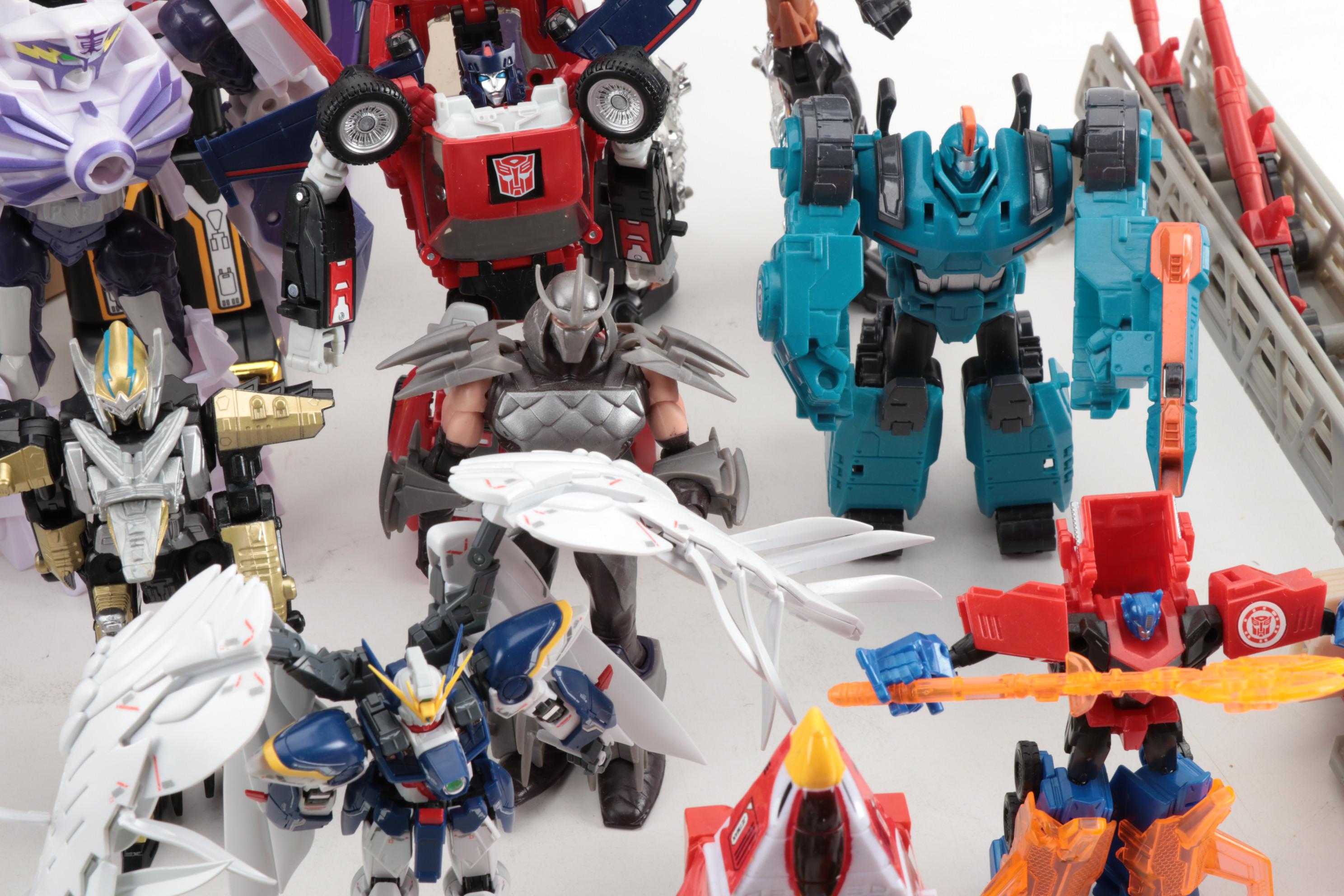 Hasbro Transformers Loose Action Figures with Manufacturer's Booklets and More