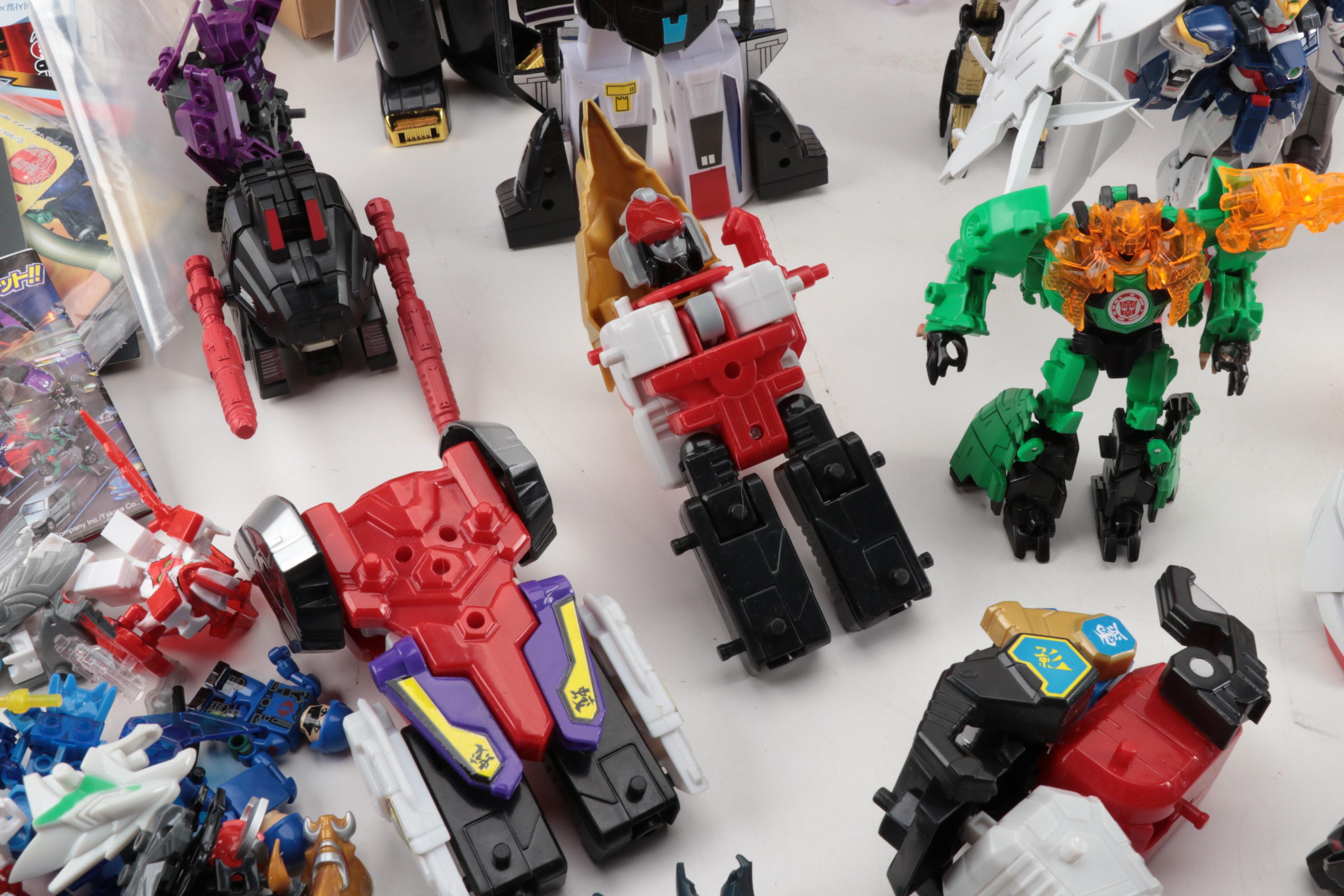 Hasbro Transformers Loose Action Figures with Manufacturer's Booklets and More