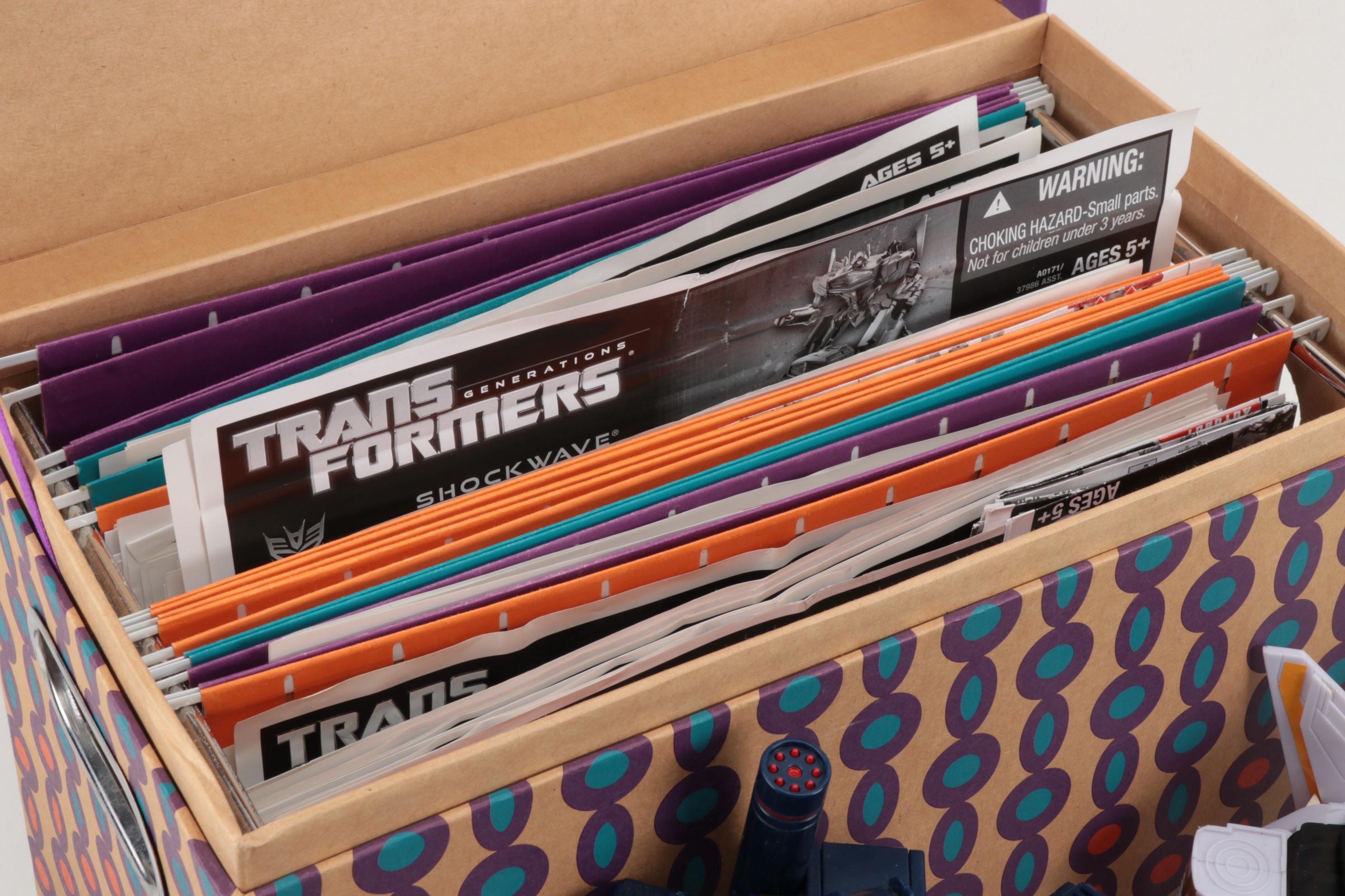 Hasbro Transformers Loose Action Figures with Manufacturer's Booklets and More