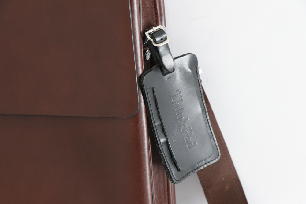 Kliya Wanblong Brown Leather Briefcase