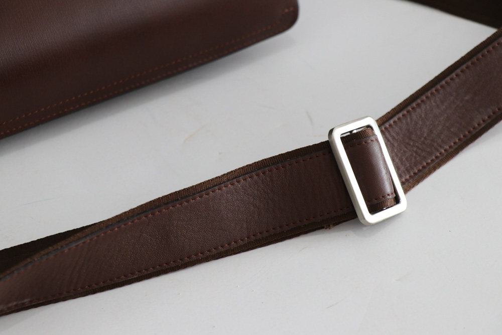 Kliya Wanblong Brown Leather Briefcase