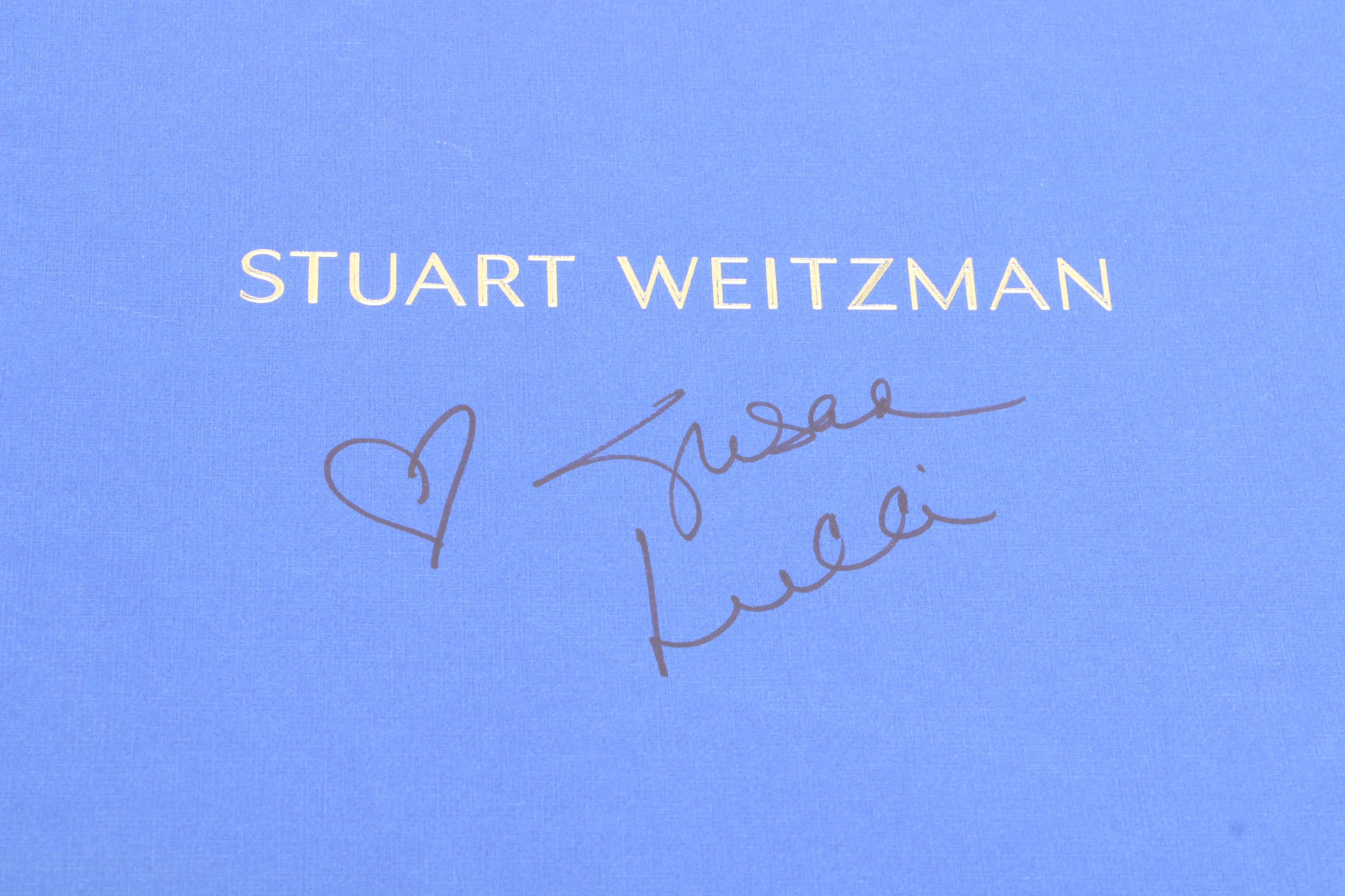 Stuart Weitzman Reserve Black Suede Knee Boots with Box Signed by Susan Lucci